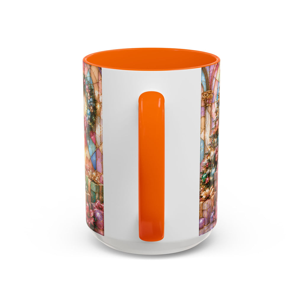 Nutcracker Christmas Coffee Mug – Festive Stained-Glass Holiday Accent Cup (11/15oz) Gift for Her