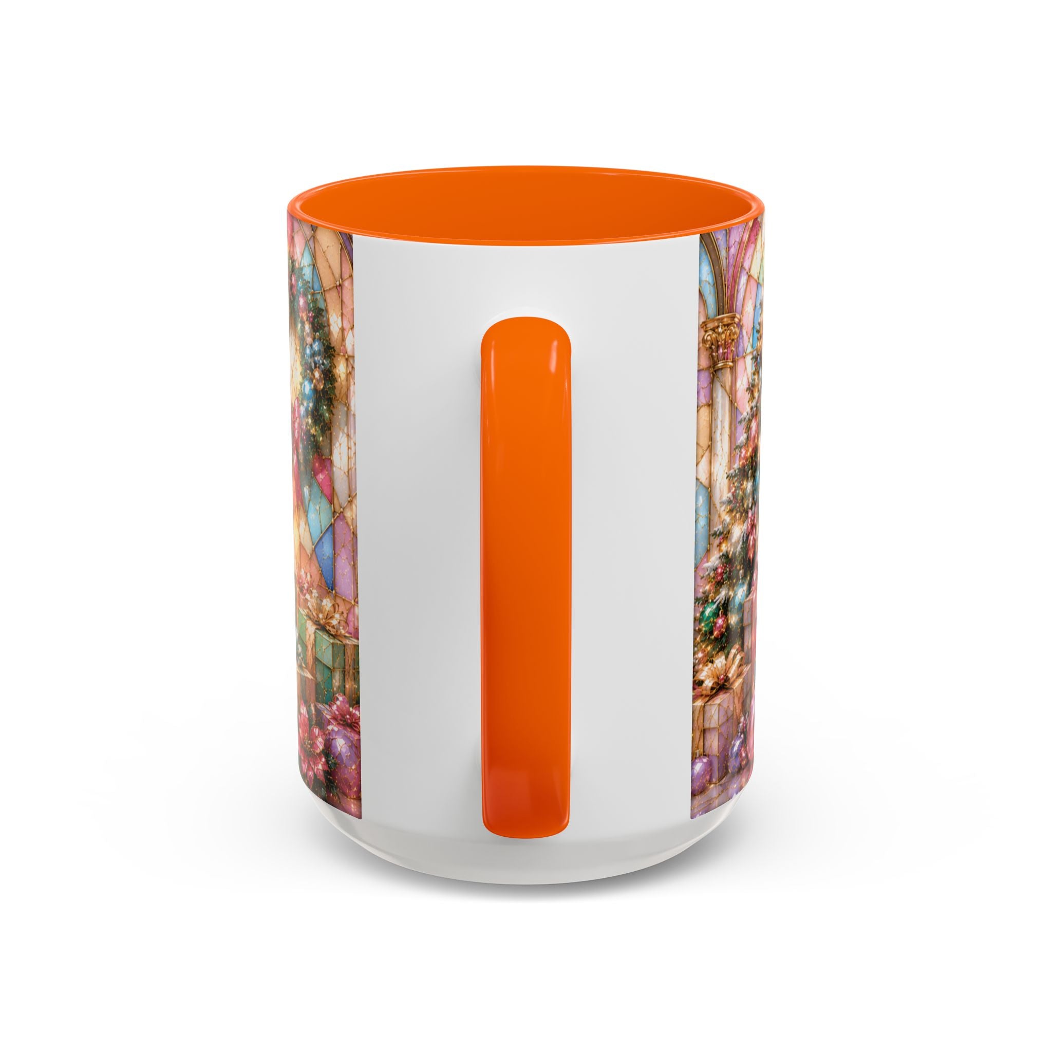 Nutcracker Christmas Coffee Mug – Festive Stained-Glass Holiday Accent Cup (11/15oz) Gift for Her