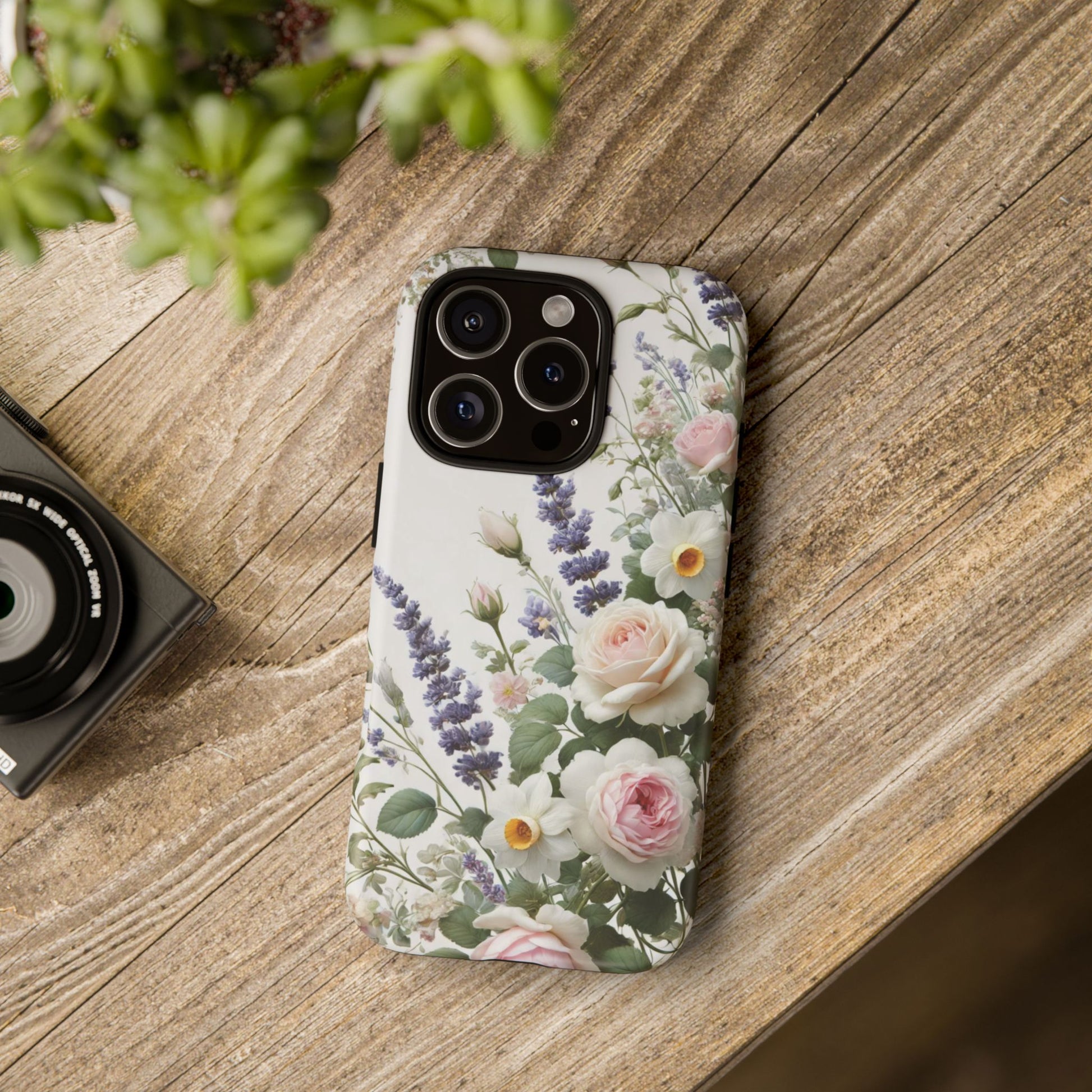 Boho Floral Fall Phone Case for iPhone 17,16  21 23 Samsung, and Pixel | Stylish Protective Cover Gift for Her Perfect for Floral Lover