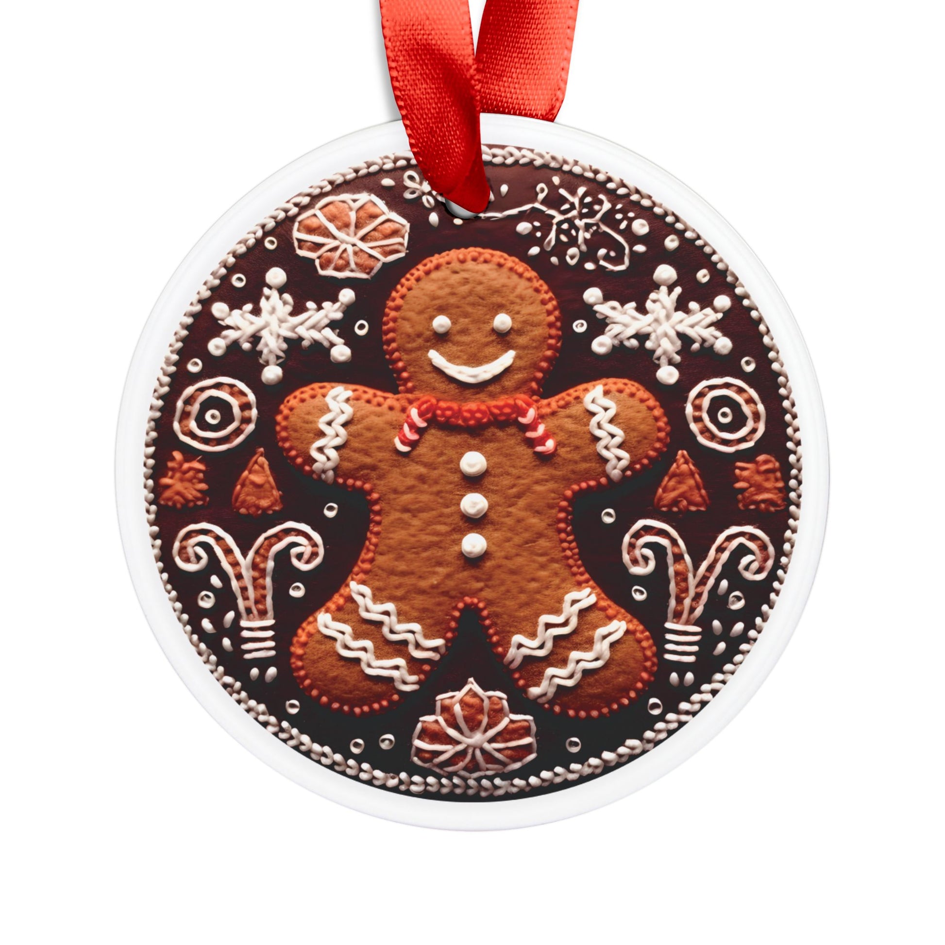 Gingerbread Man Christmas Ornament - Festive Holiday Décor for Tree, Home, Office | Best Christmas Decoration Gift Ideal for Tree Trimming and Gift Giving