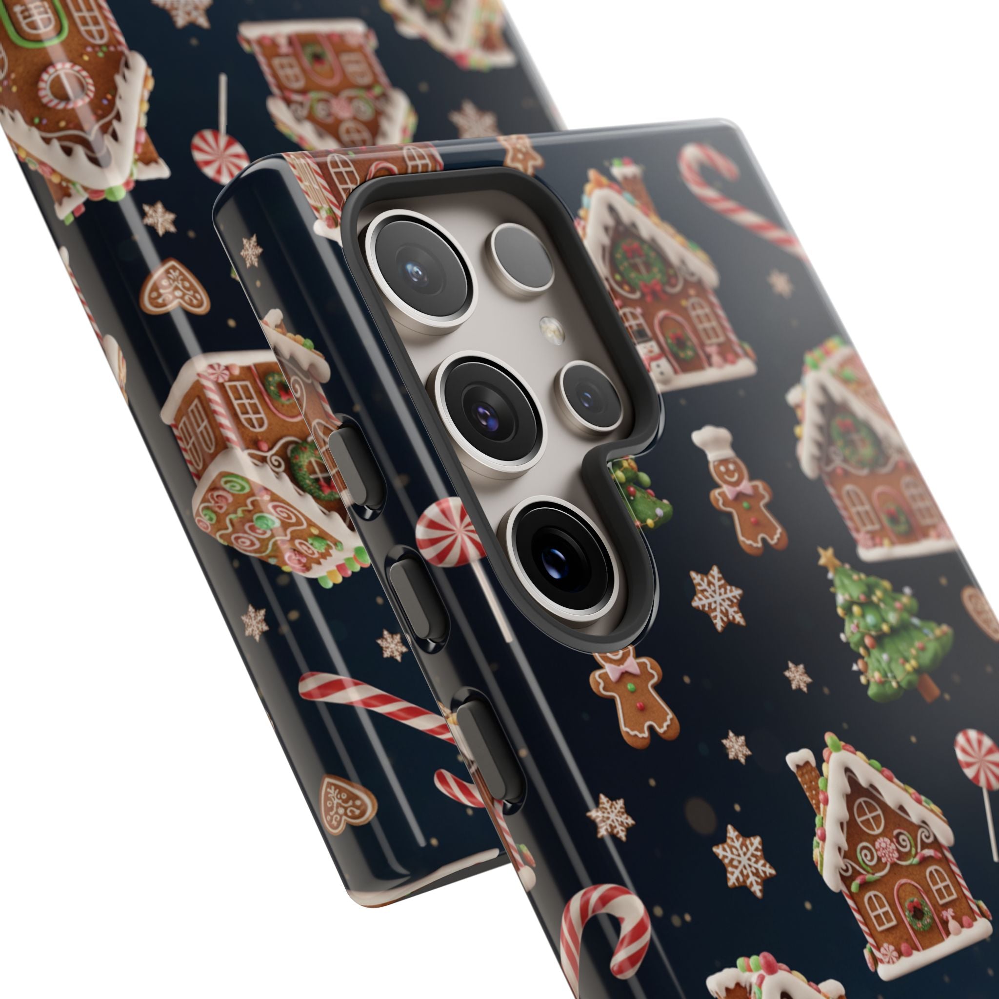 3D Gingerbread House Christmas Phone Case | Premium Holiday Gift Cover for iPhone 17, iPhone, and Samsung Galaxy Gift for Her or Him