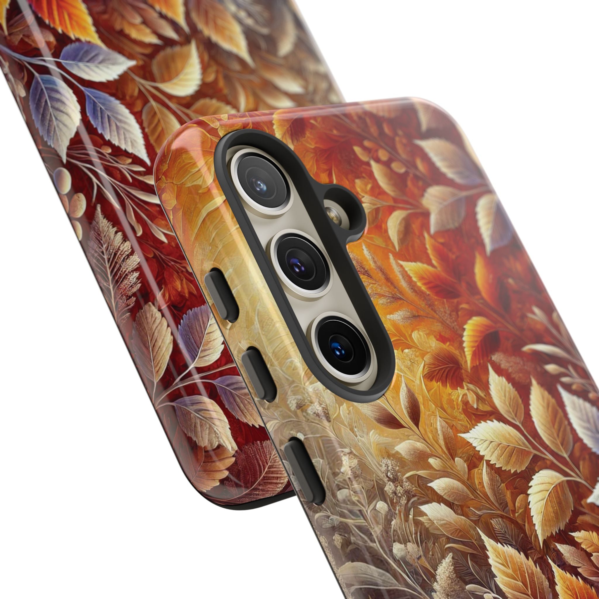 Beautiful Colorful Leaves Phone Case Vibrant Autumn Design for iPhone & Samsung, Durable Protection with Eye Catching Style, Perfect for Nature Lovers & Seasonal Charm Gift for Her