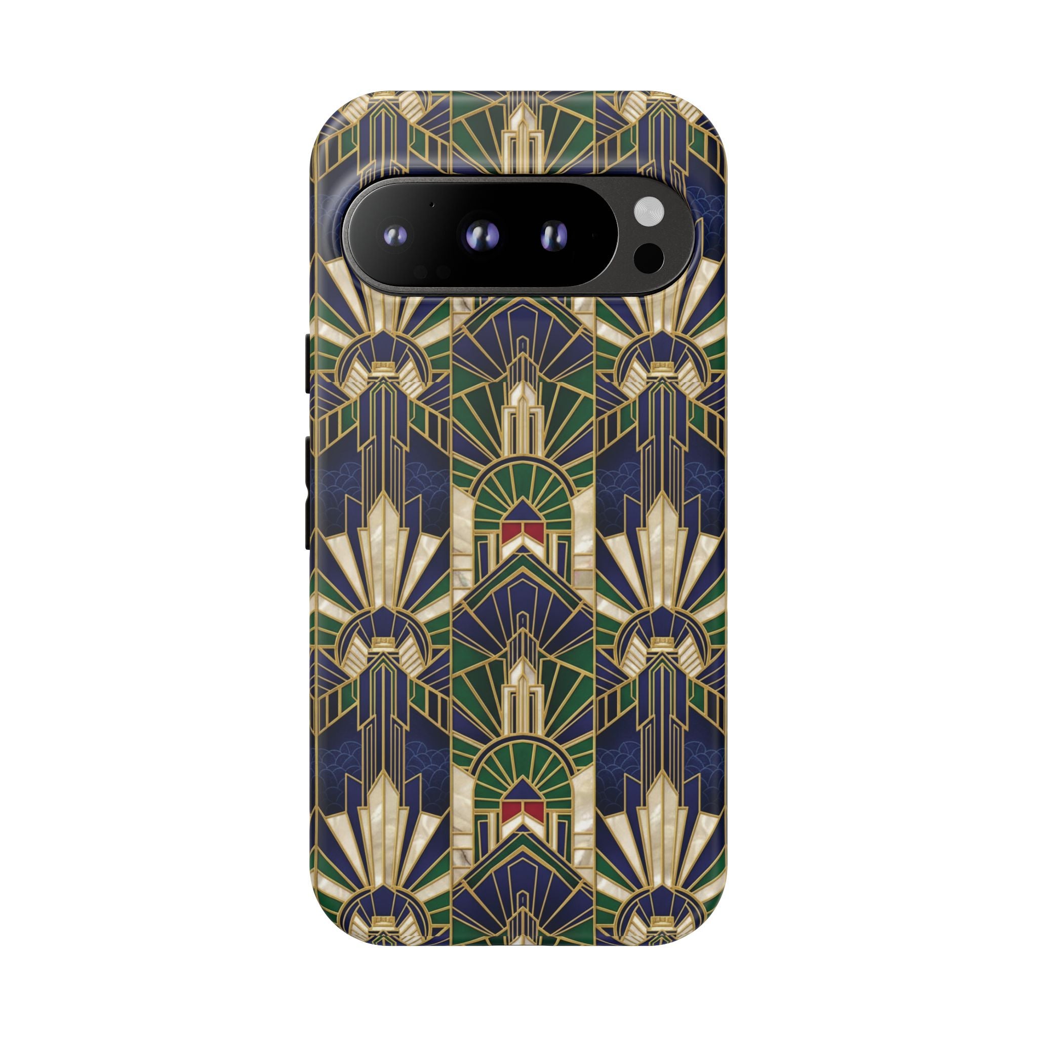 Navy & Gold Art Deco Phone Case — Imperial Art Deco Tough Case