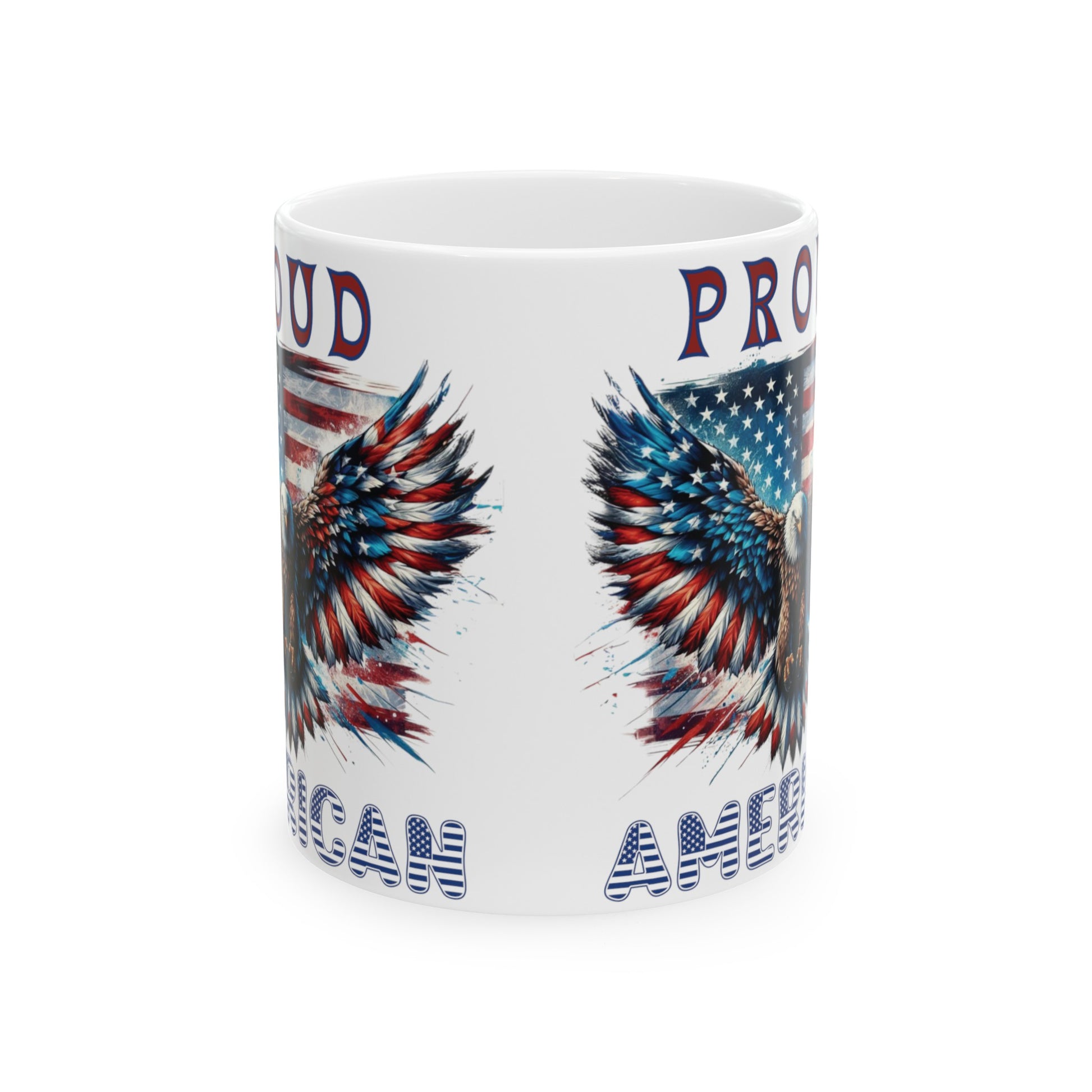 Patriotic American Flag and Eagle Coffee Mug Celebrate Freedom Perfect for Veterans, Patriots, and Proud Americans Ceramic Mug Coffee Ceramic Mugs Perfect for Your Morning Brew - MRSBYVALLE