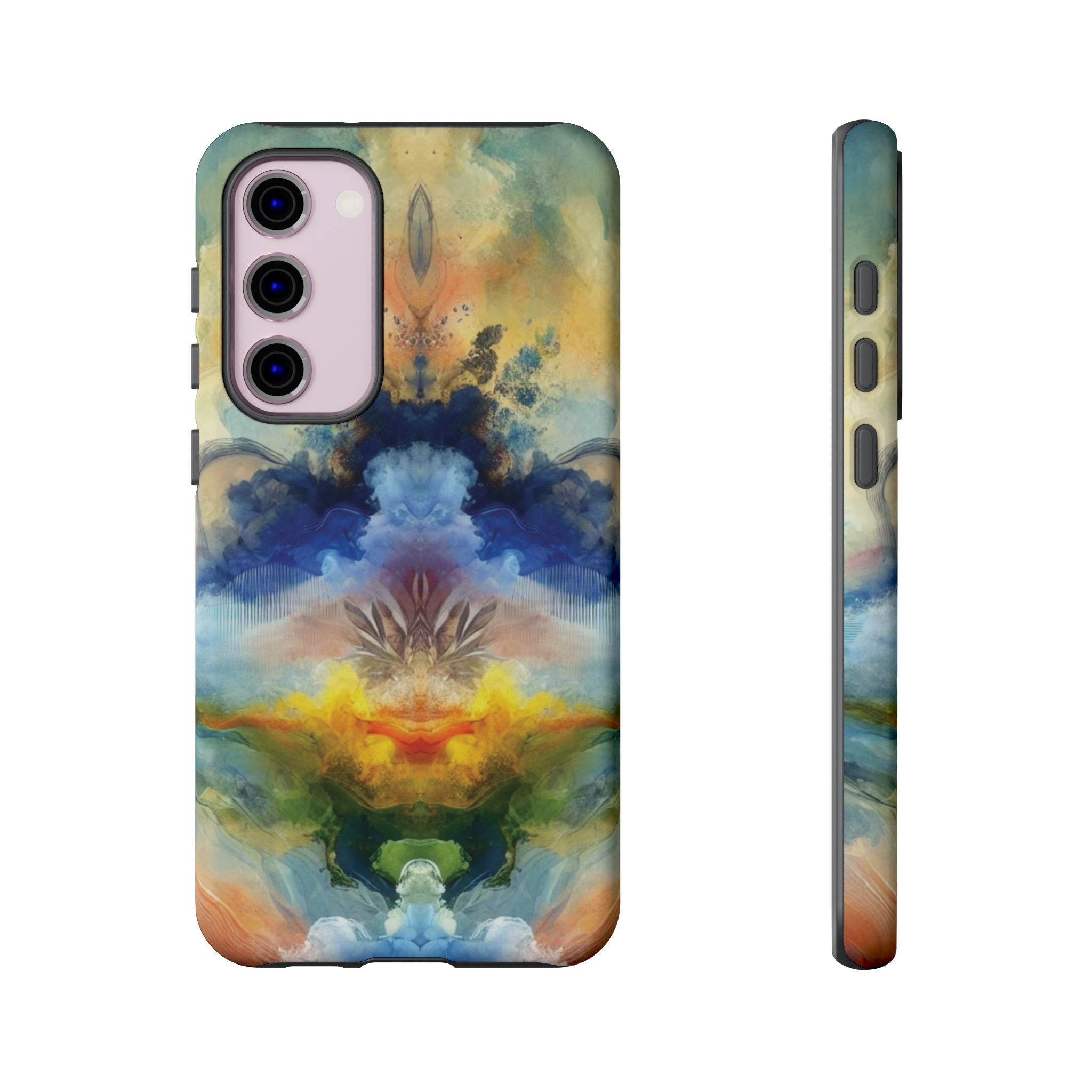 Modern Watercolor Abstract Phone Case Compatible with iPhone, Samsung & More - Stylish, Durable Protection with Vibrant Artistic Design Perfect Gift for Her