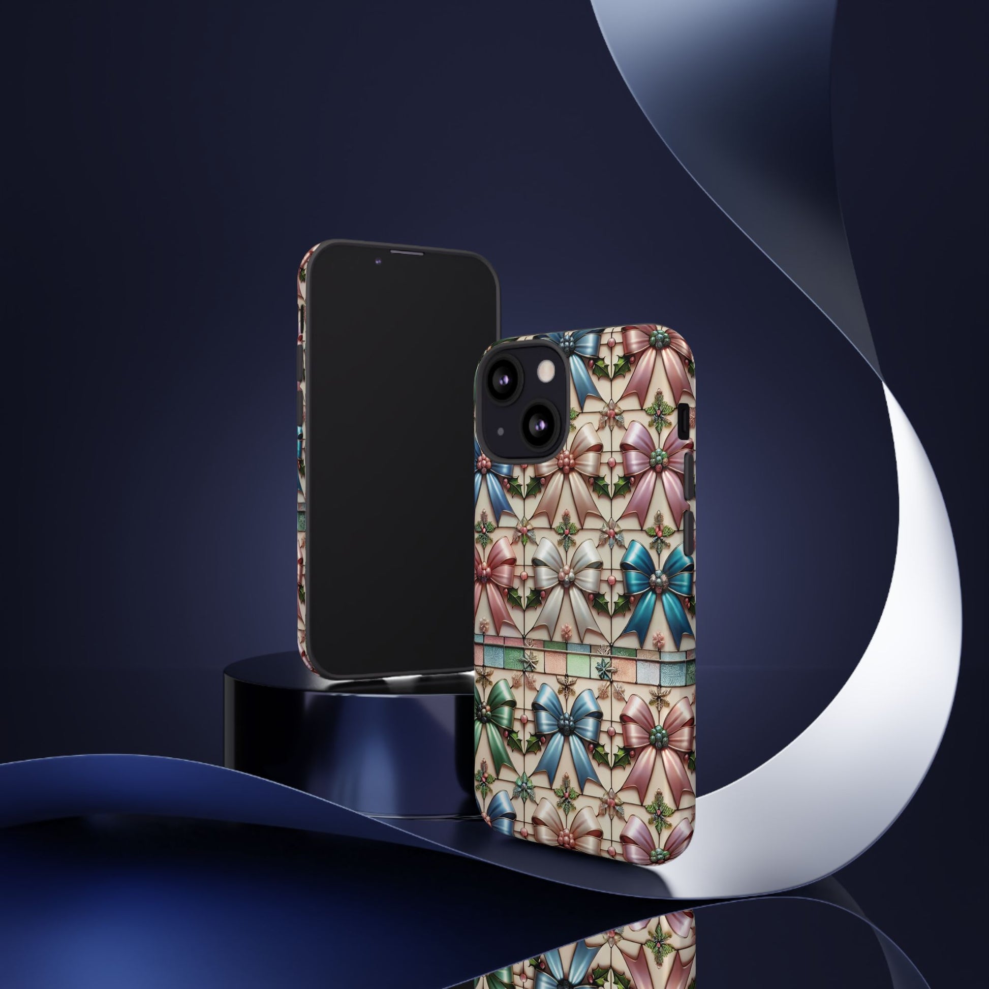 Coquette Bows Pastel Phone Case for iPhone 17 ,  15 14 13 12  21 23 Samsung, and Pixel | Stylish Protective Cover Gift for Her Perfect for Floral Lover