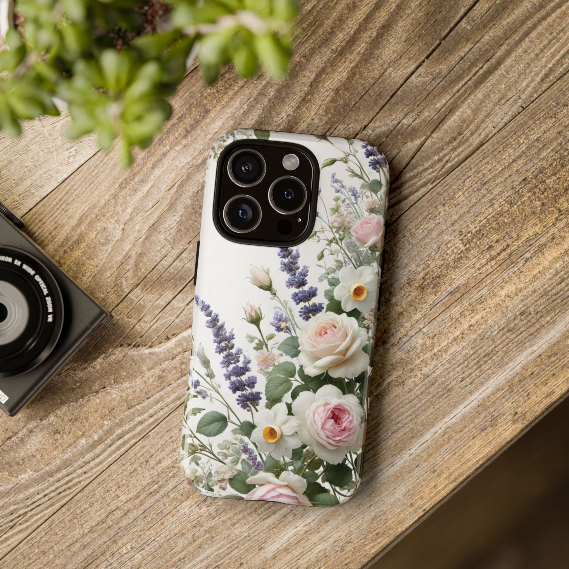 Boho Floral Fall Phone Case for iPhone 17,16  21 23 Samsung, and Pixel | Stylish Protective Cover Gift for Her Perfect for Floral Lover