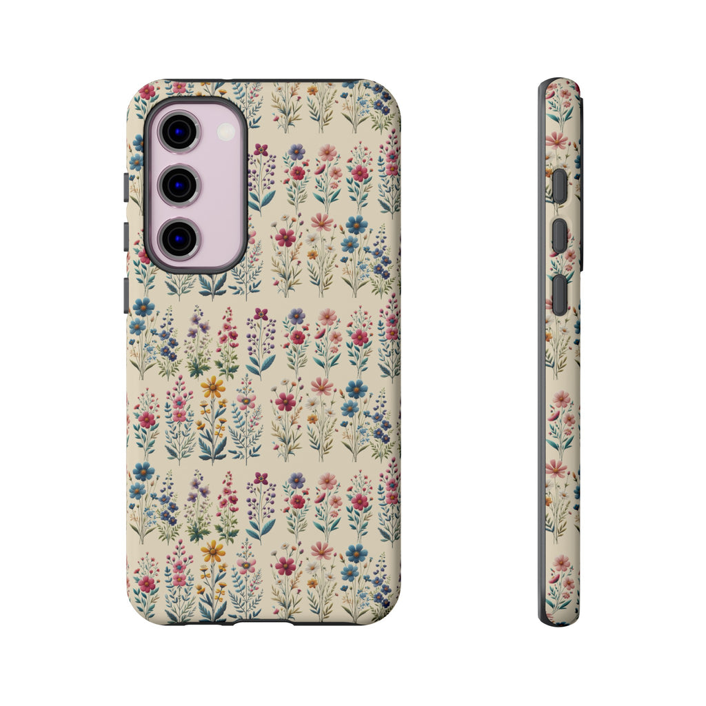 Best Beautiful Wildflower Phone Case Floral Design for iPhone, Galaxy, and Google Durable Protection Gift for Her Case iPhone 15, Samsung iPhone Gift for Her