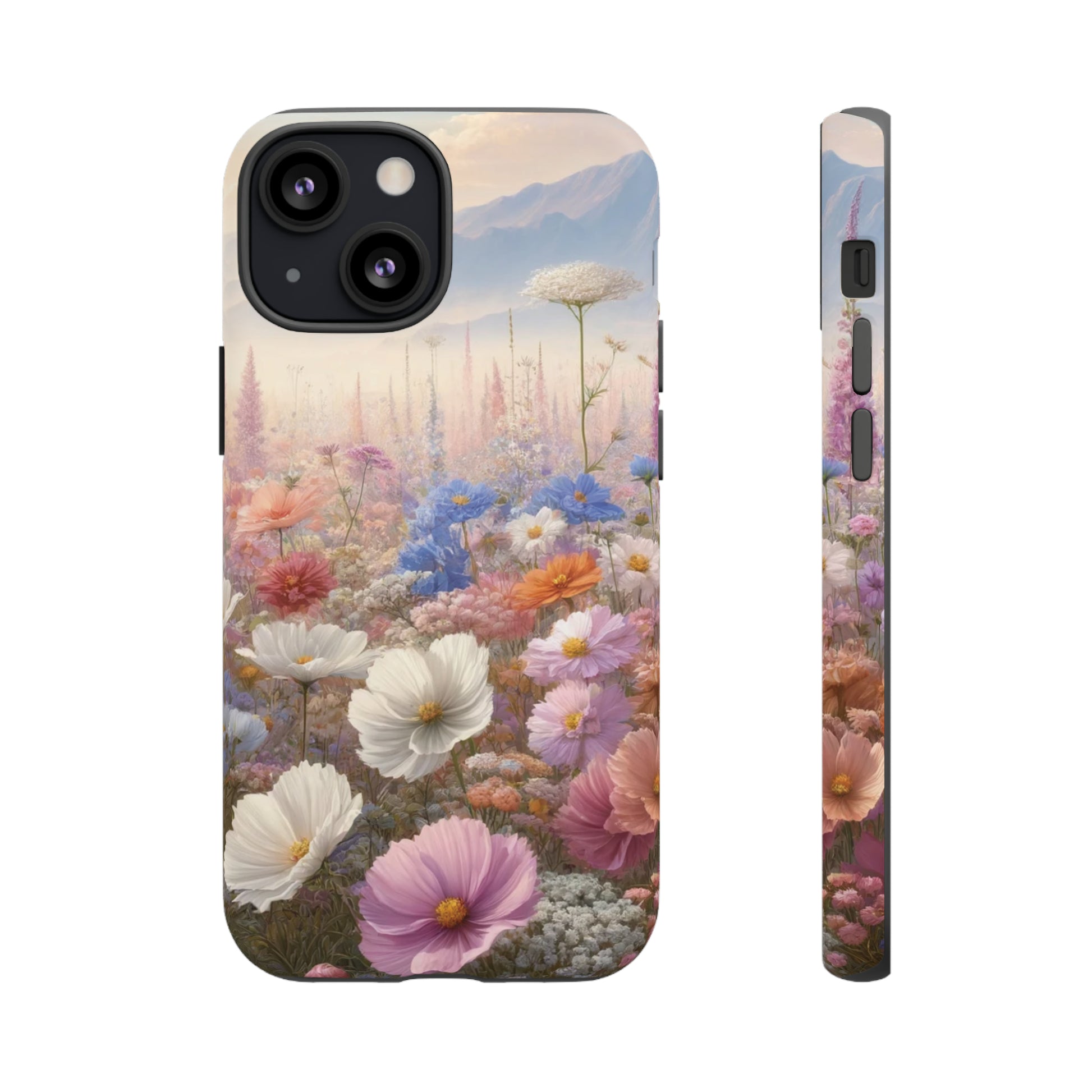 Phone Case Floral Boho Luxury Tough Case Floral Elegant Durable Stylish for Modern Devices iPhone 15, Samsung iPhone Samsung Accessory Gift for Her.