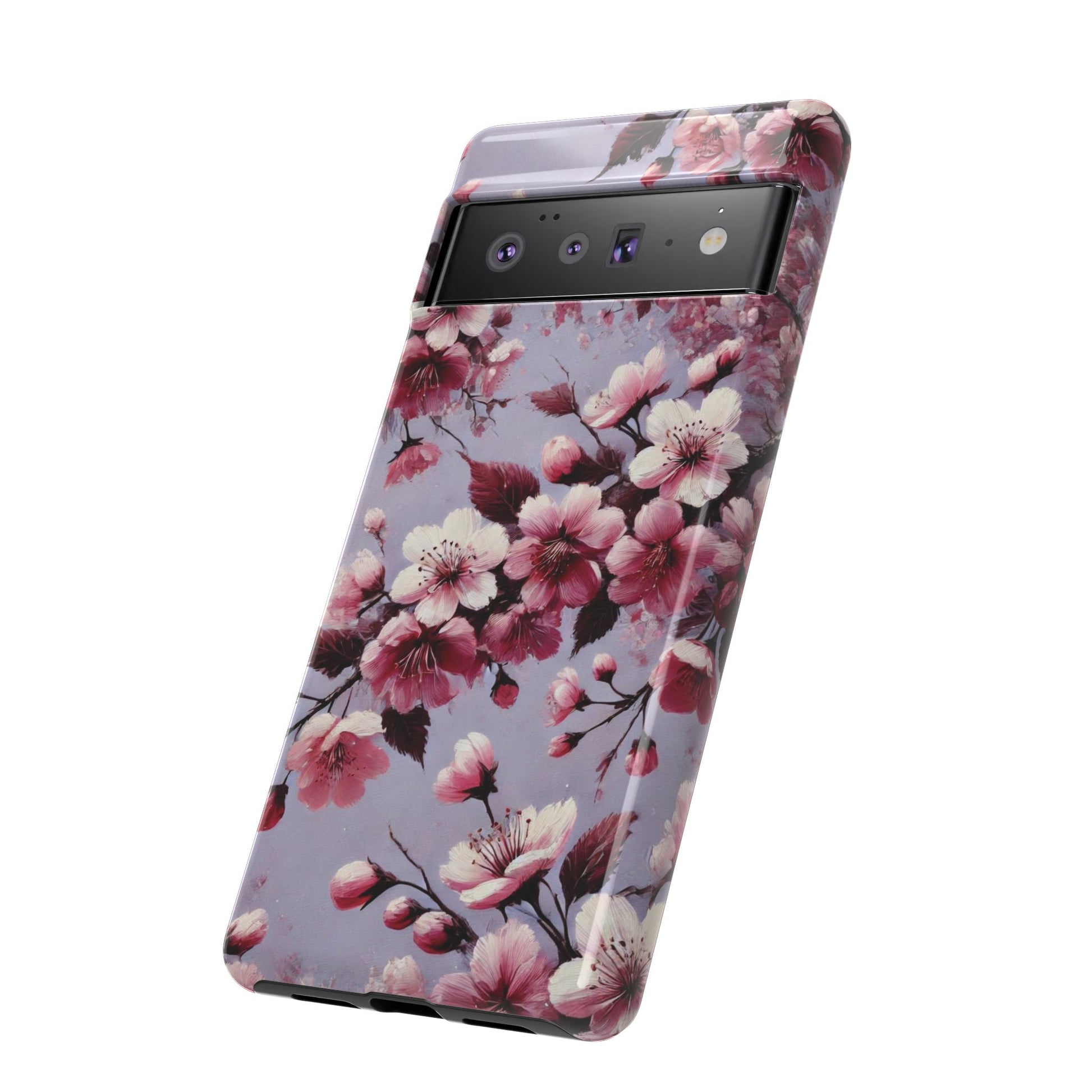 Lavender Floral Fall Phone Case for iPhone 16 pro15 14 13 12  21 23 Samsung, and Pixel | Stylish Protective Cover Gift for Her Perfect for Floral Lover