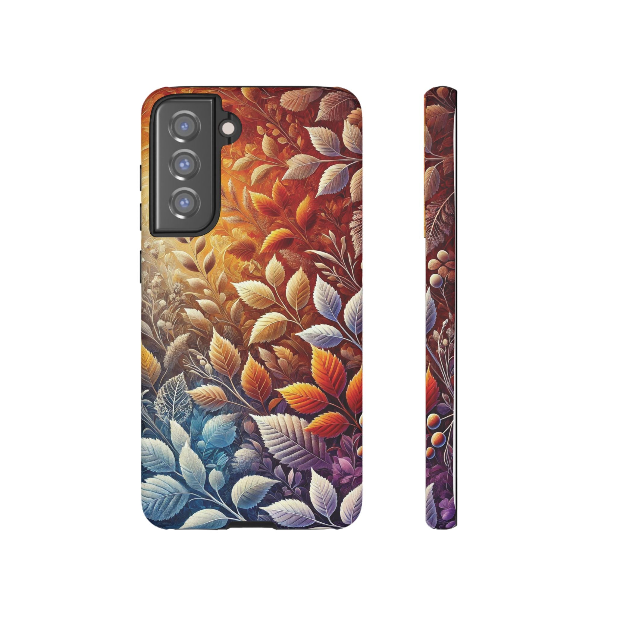 Beautiful Colorful Leaves Phone Case Vibrant Autumn Design for iPhone & Samsung, Durable Protection with Eye Catching Style, Perfect for Nature Lovers & Seasonal Charm Gift for Her