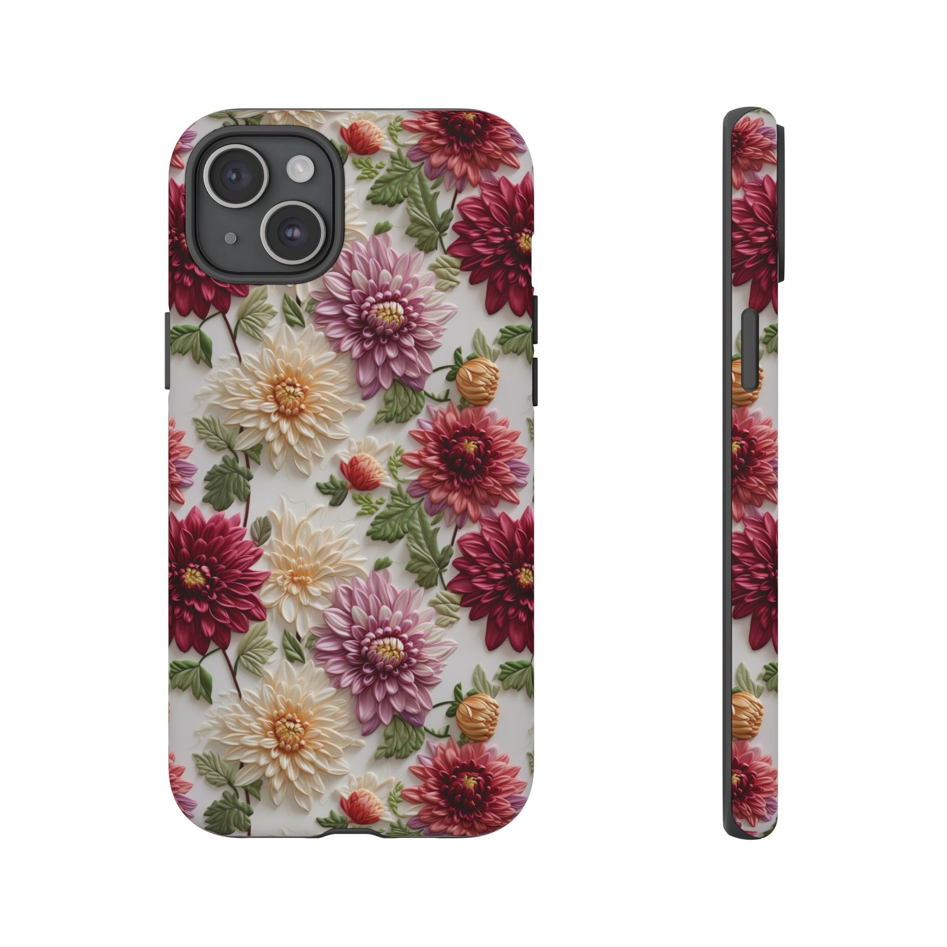 Floral Fall Phone Case for iPhone 16 pro15 14 13 12  21 23 Samsung, and Pixel | Stylish Protective Cover Gift for Her Perfect for Floral Lover
