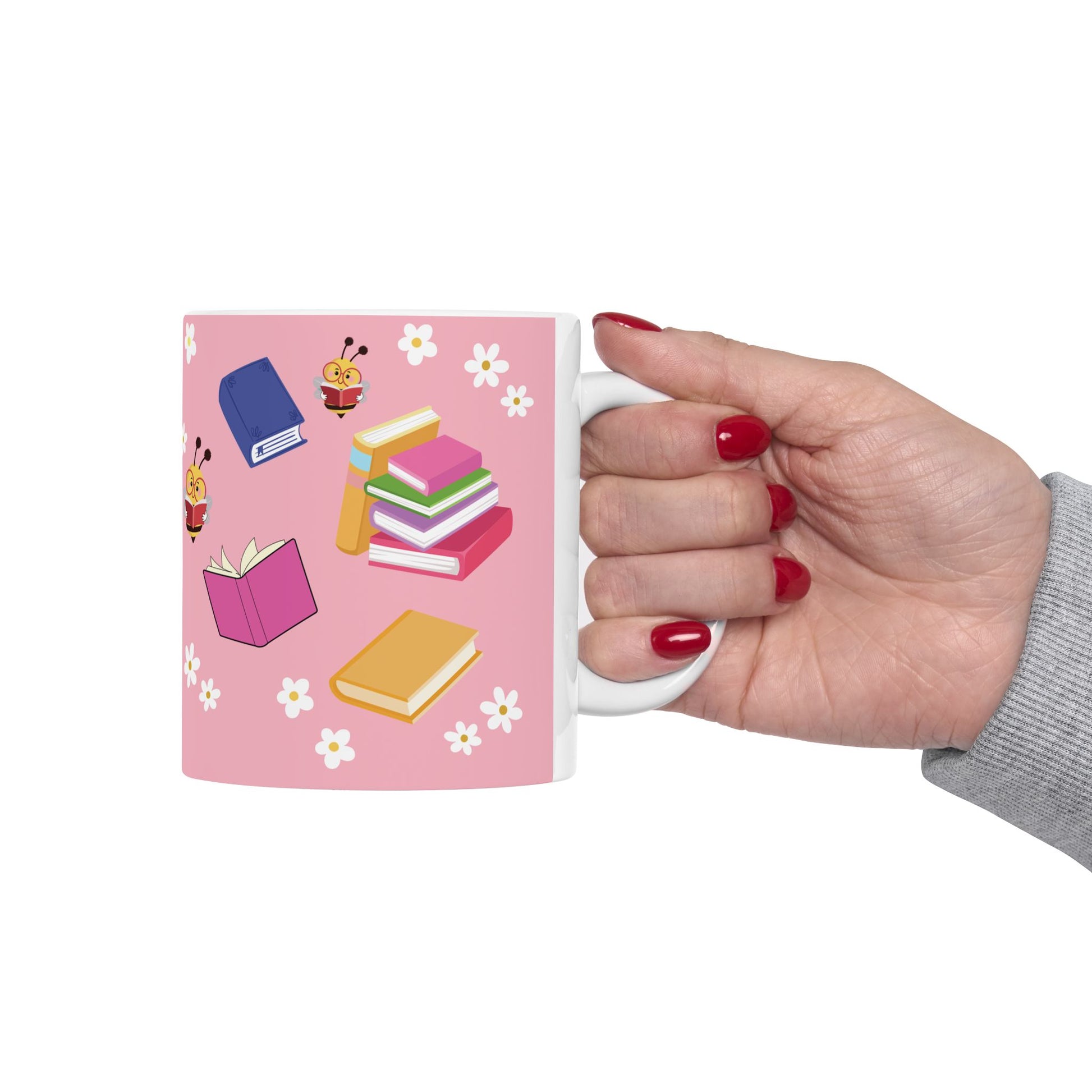 In My Reading Era Coffee Mug – 11oz & 15oz | Book Lover Gift, Cute Literary Mug, Cozy Reading Mug, Bookish Gift, Aesthetic Coffee Cup for Readers