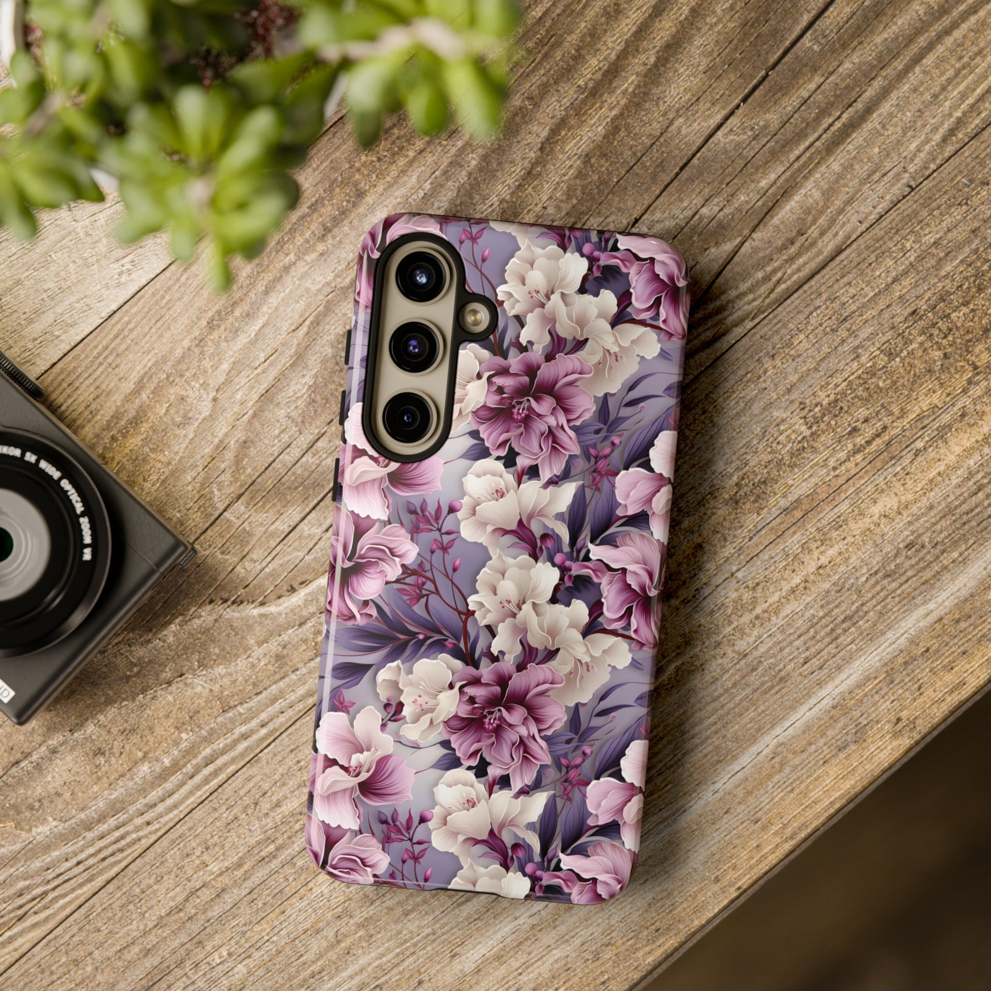 Lavender Flowers Protective Phone Case Gift for Her Phone 15, Samsung iPhone Samsung Gift for Her Case iPhone 15, Samsung