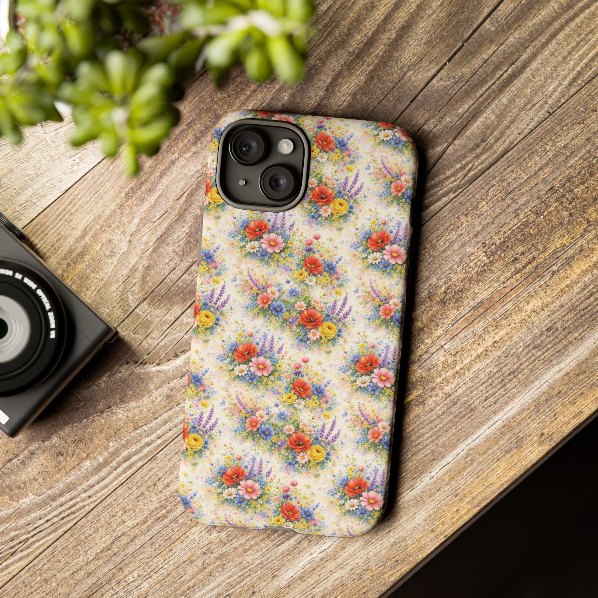 Watercolor Wildflowers Phone Case — Tough Cases