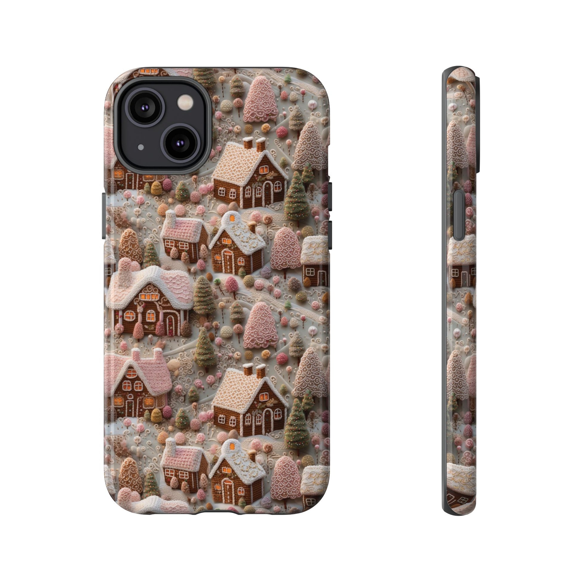 Gingerbread House 3D Phone Case Durable for iPhone Samsung Gift iPhone 15, 14, 13 Samsung Pixel Gift for Mom Accessory Gift for Her
