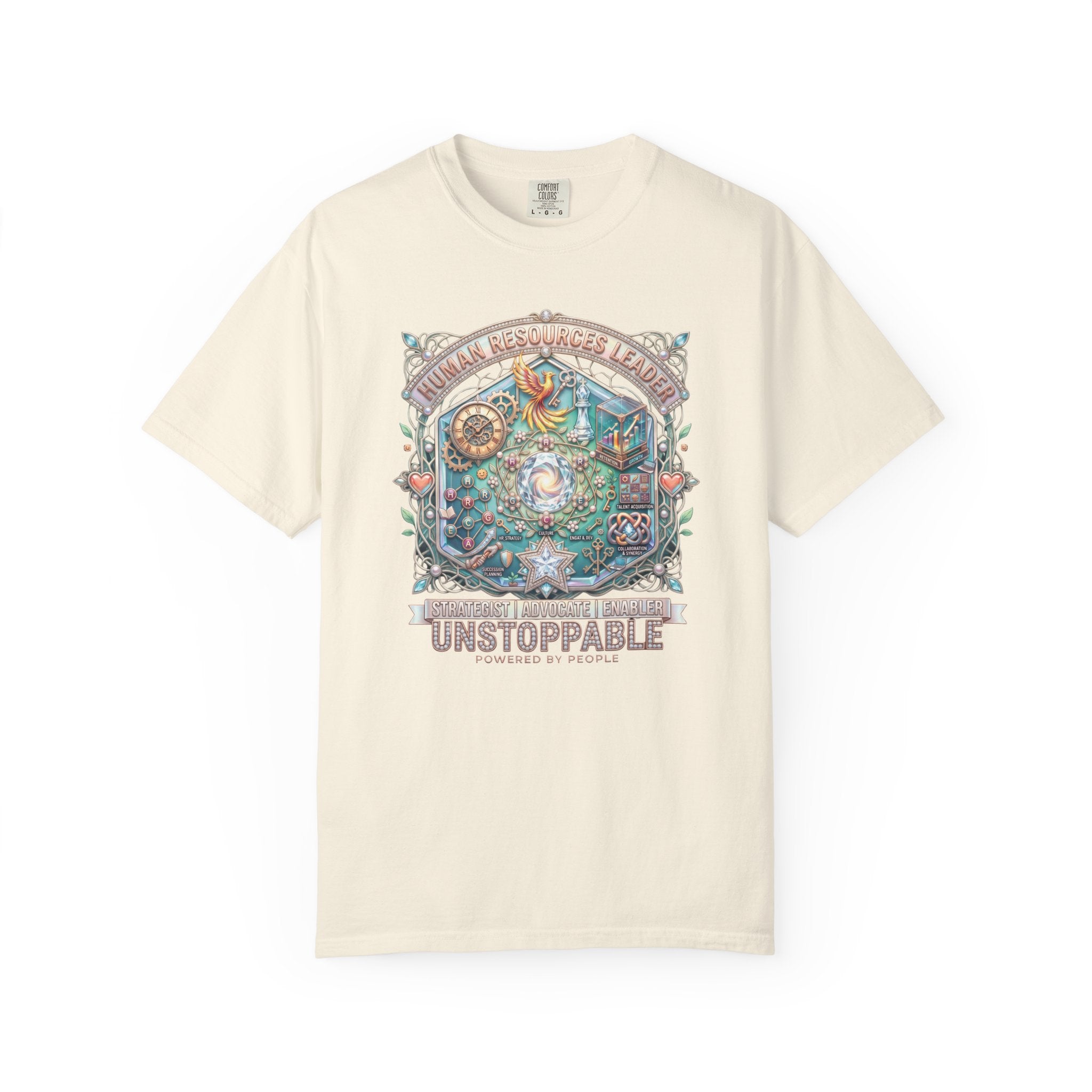 Human Resources Leader Inspirational Graphic T-Shirt  Motivational Nature Tee