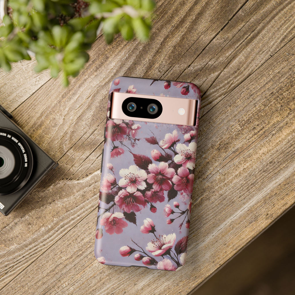 Lavender Floral Phone Case | Fall-Inspired Protective Cover for iPhone, Samsung & Pixel – Perfect Gift for Her