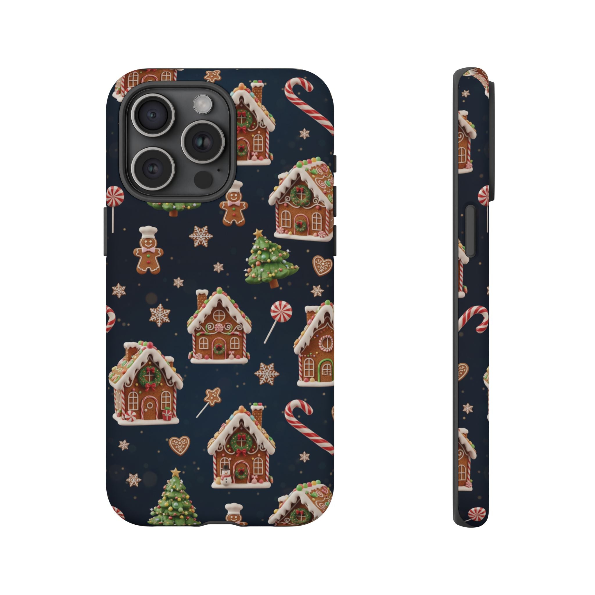 3D Gingerbread House Christmas Phone Case | Premium Holiday Gift Cover for iPhone 17, iPhone, and Samsung Galaxy Gift for Her or Him