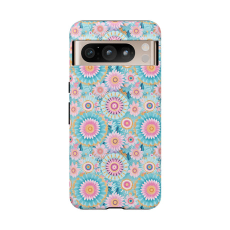 Boho Modern Watercolor Abstract Phone Case Compatible with iPhone, Samsung & More - Stylish, Durable Protection with Vibrant Artistic Design Perfect Gift for Her
