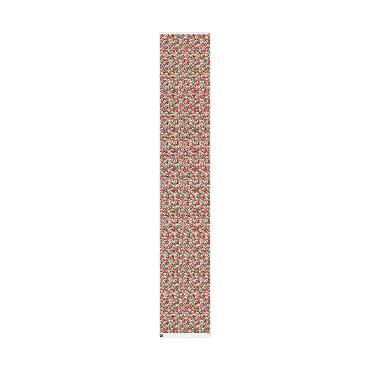 Pink Vintage Christmas Ornament Wrapping Paper