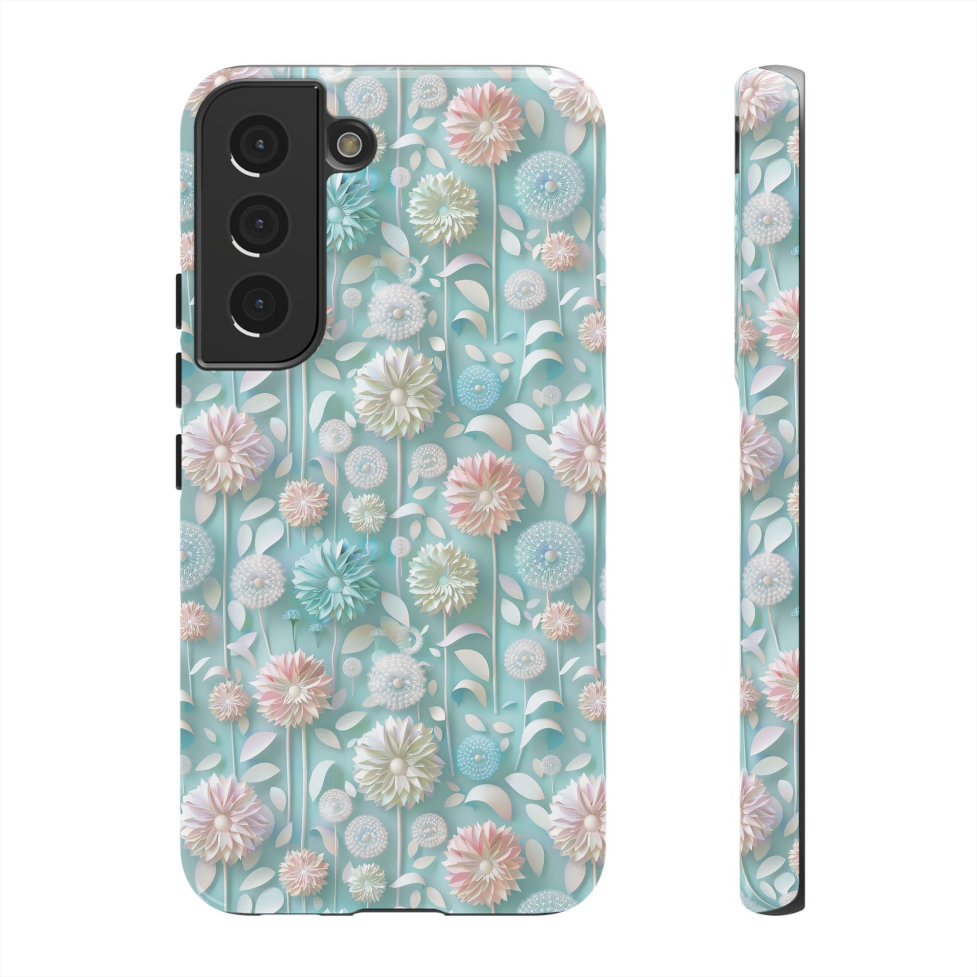 Pastel Floral Phone Case for iPhone & Samsung | Elegant and Slim Design with Shockproof Protection | Durable, Scratch-Resistant, and Lightweight | Stylish Accessory