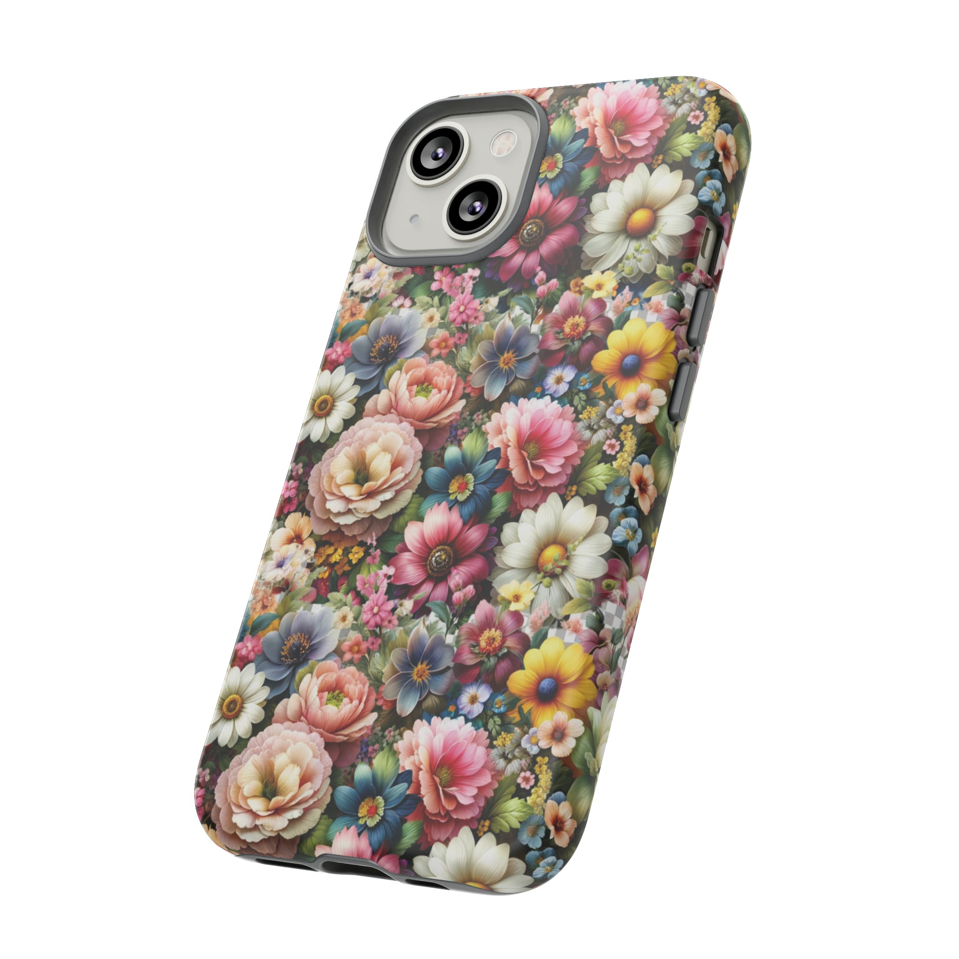 Floral Luxury Phone Tough Case Floral Elegant Durable Stylish for Modern Devices iPhone 15, Samsung iPhone Samsung Accessory Gift for Her.