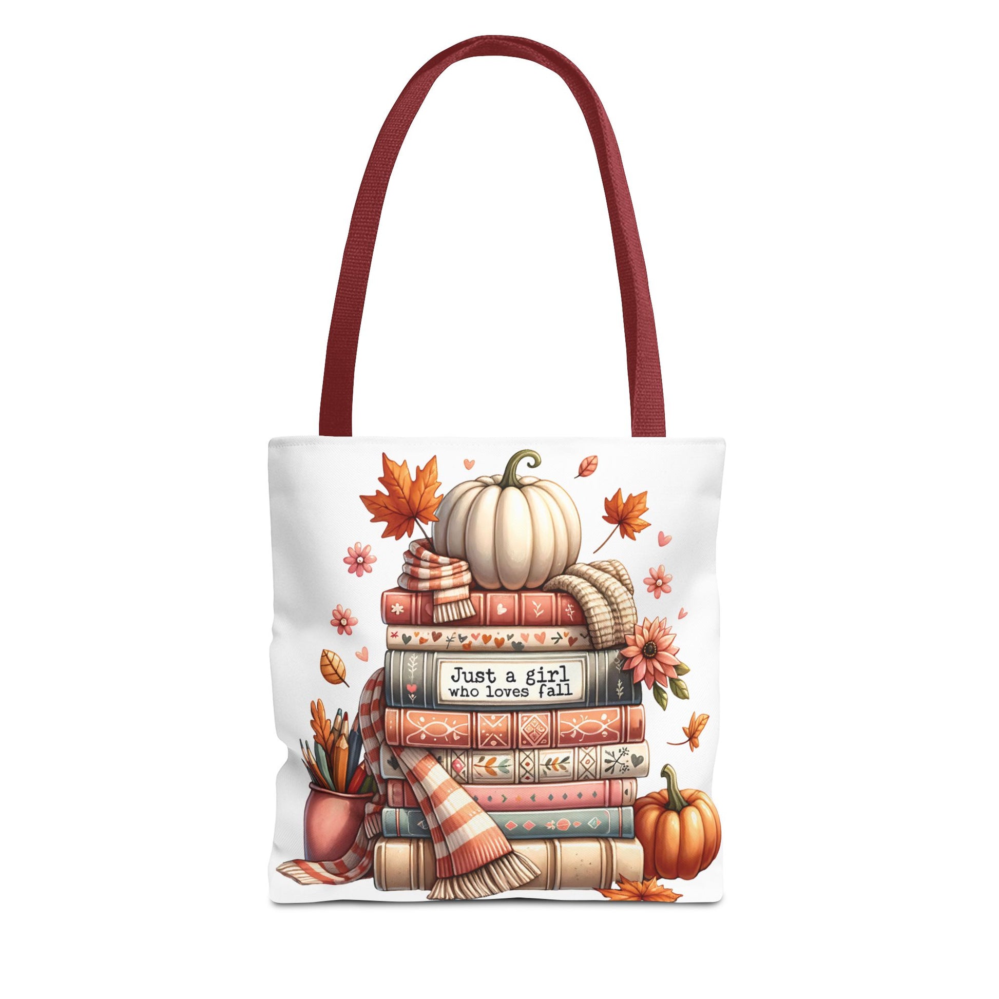 Fall Books Tote Bag - Autumn Accessory for Book Lovers - MRSBYVALLE
