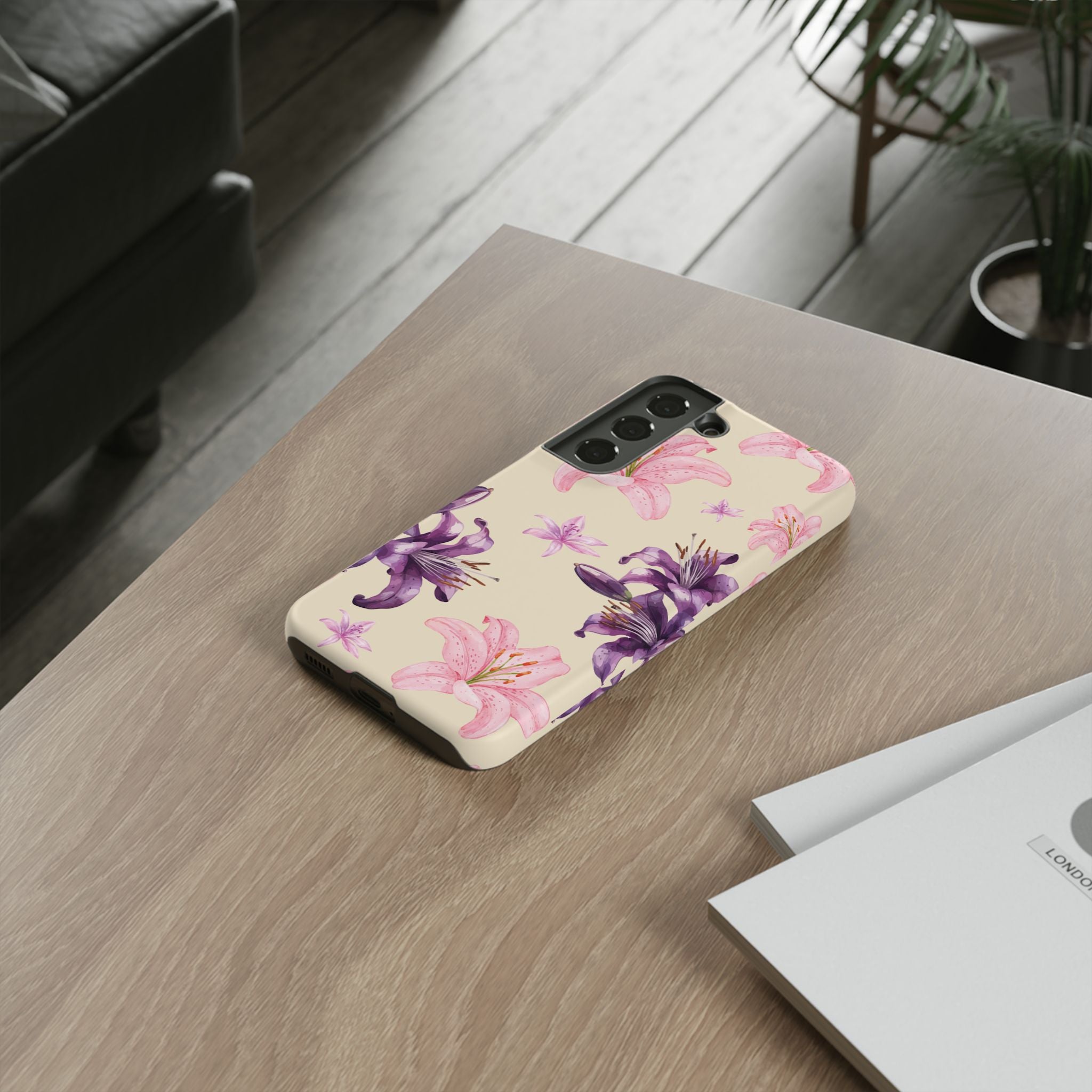 Blooming Tiger Lily Phone Case - Compatible with iPhone, Samsung, and Pixel | Stylish Protective Cover Gift for Her Perfect for Floral Lover