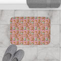 Gingerbread Cookies Pink Holiday Bath Mat update Bathroom
