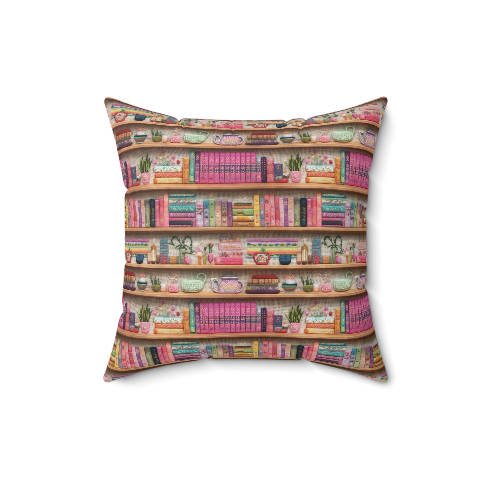 Copy of Chic 3D Embroidery Illusion Red Flowers Square Pillow for Sofa, Bed, or Chair Premium Quality, Soft, and Durable | Perfect for Couch, Bed, or Chair | Elegant Bedrooms Pillow Gift New House, Bridal Shower