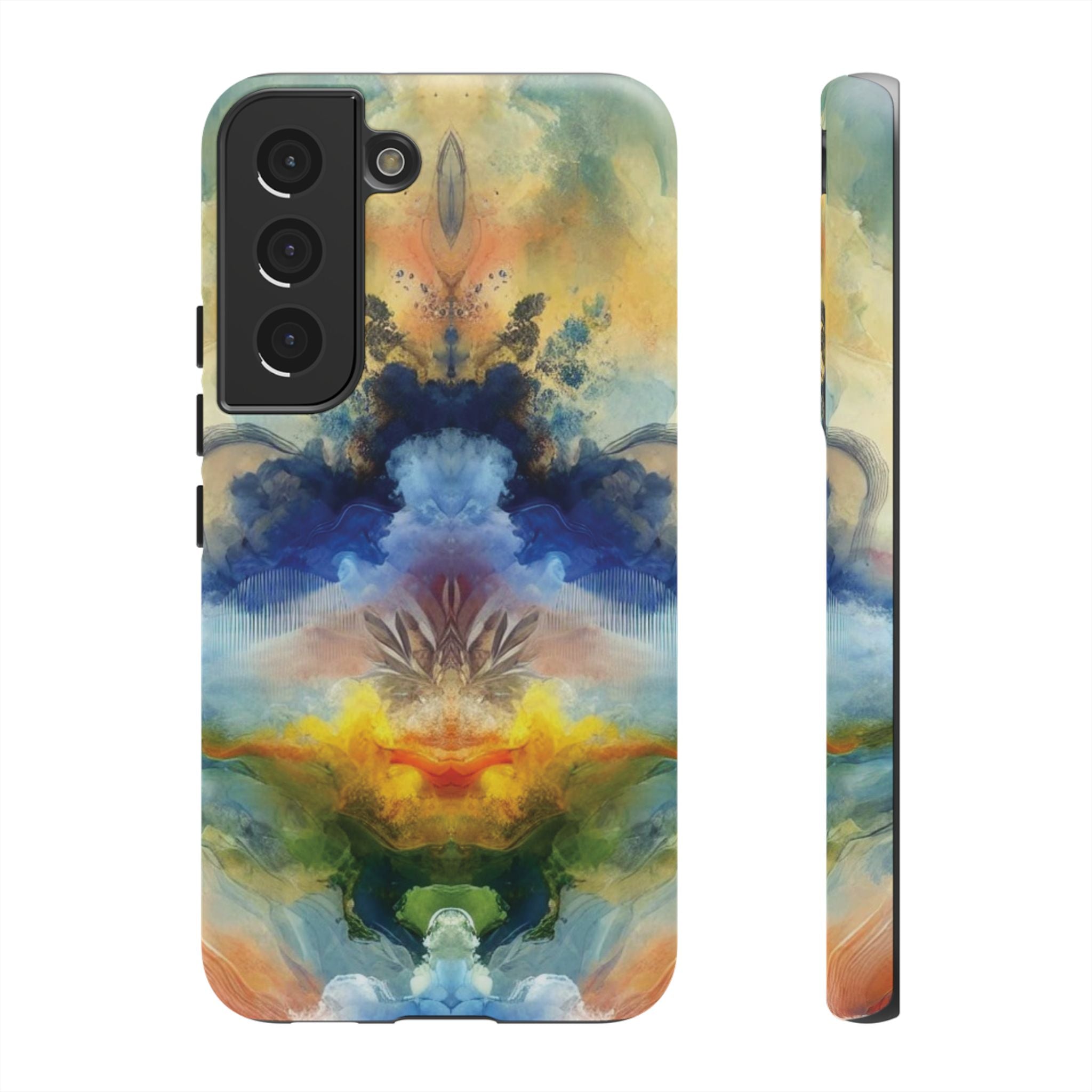 Modern Watercolor Abstract Phone Case Compatible with iPhone, Samsung & More - Stylish, Durable Protection with Vibrant Artistic Design Perfect Gift for Her