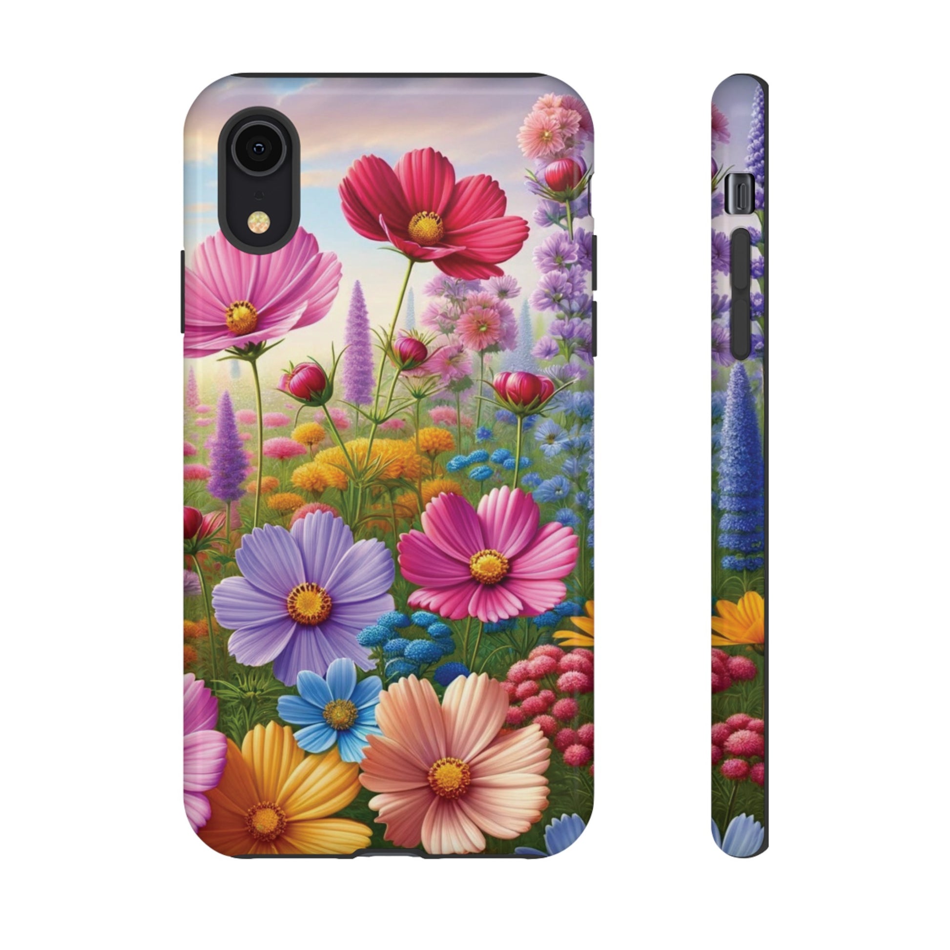 Bright Floral Phone Case Durable for iPhone Samsung Gift iPhone 15, 14, 13 Samsung Pixel Gift for Mom Accessory Gift for Her