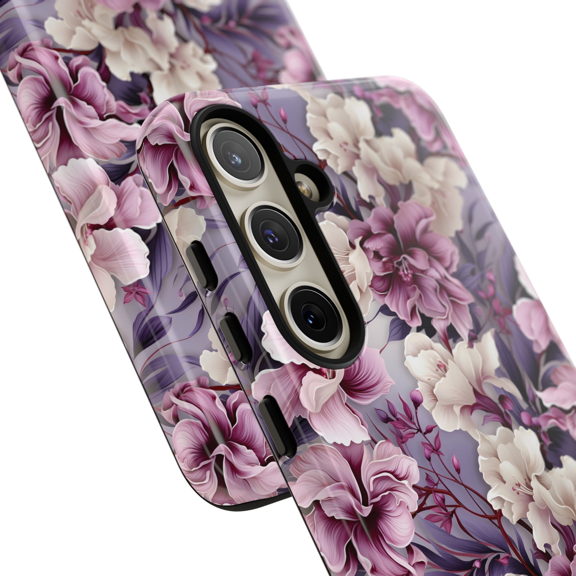 Lavender Flowers Protective Phone Case Gift for Her Phone 15, Samsung iPhone Samsung Gift for Her Case iPhone 15, Samsung