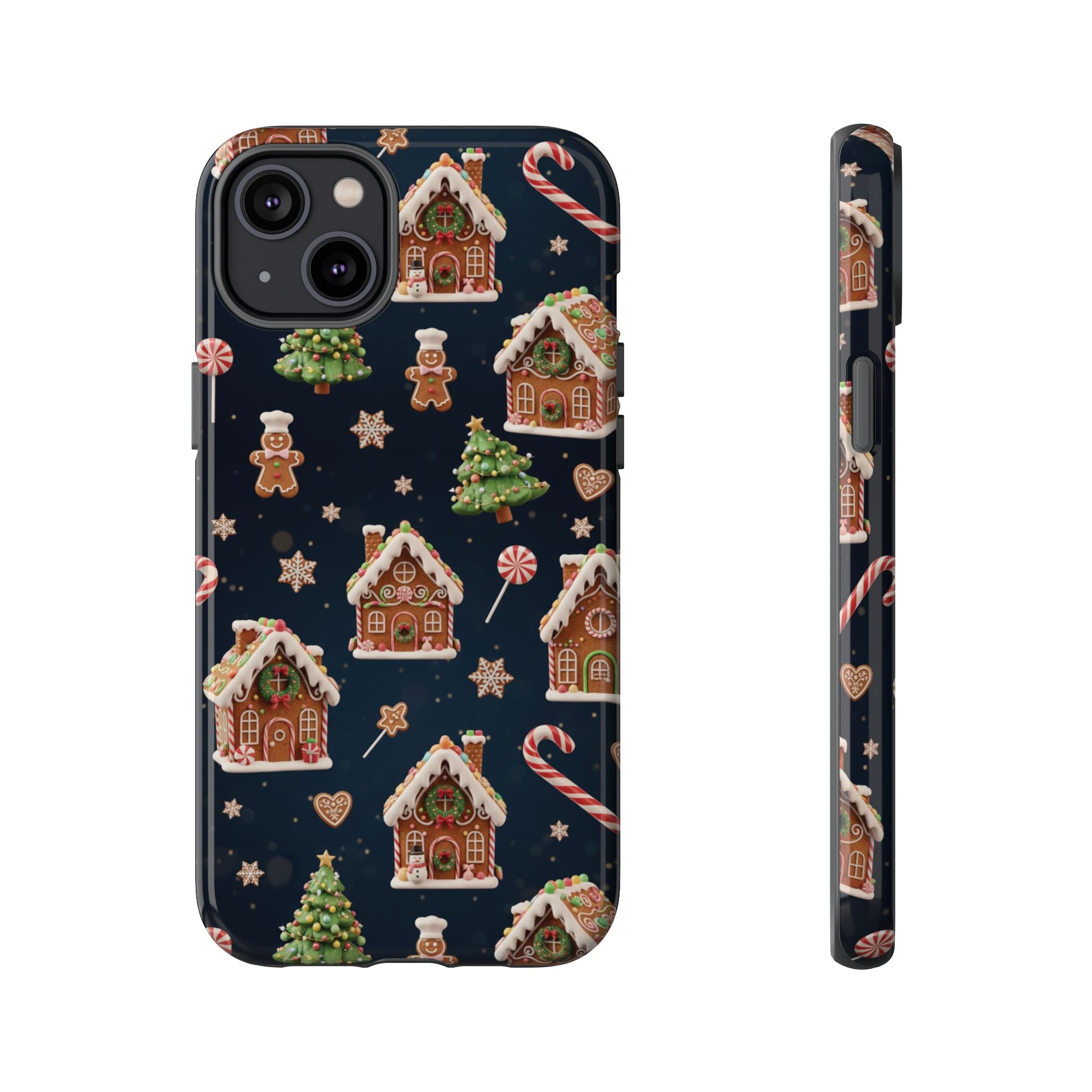 3D Gingerbread House Christmas Phone Case | Premium Holiday Gift Cover for iPhone 17, iPhone, and Samsung Galaxy Gift for Her or Him