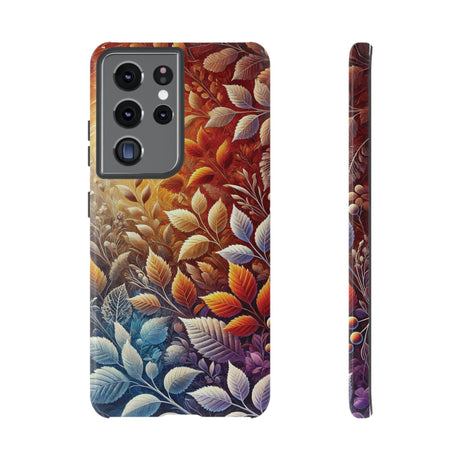 Beautiful Colorful Leaves Phone Case Vibrant Autumn Design for iPhone & Samsung, Durable Protection with Eye Catching Style, Perfect for Nature Lovers & Seasonal Charm Gift for Her