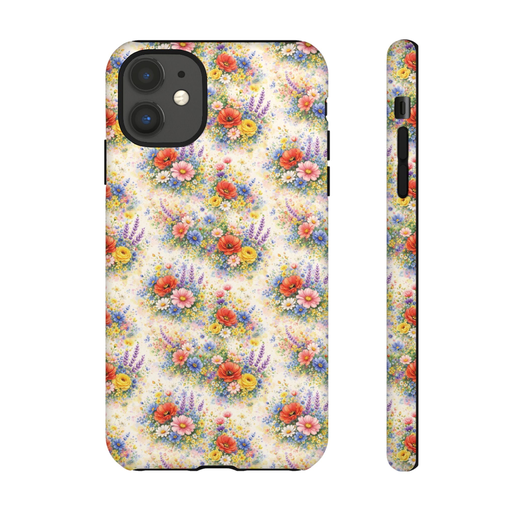 Watercolor Wildflowers Phone Case — Tough Cases