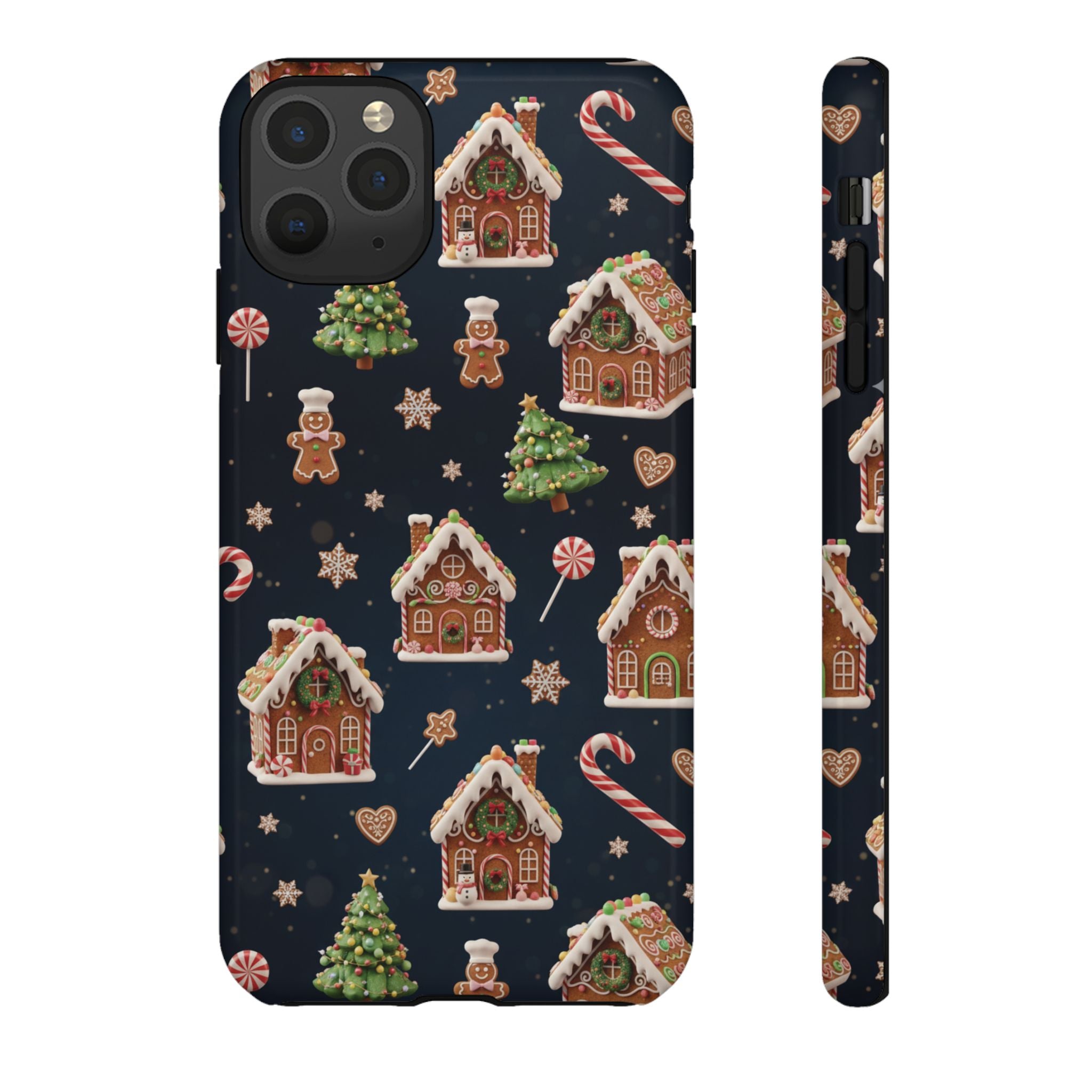 3D Gingerbread House Christmas Phone Case | Premium Holiday Gift Cover for iPhone 17, iPhone, and Samsung Galaxy Gift for Her or Him
