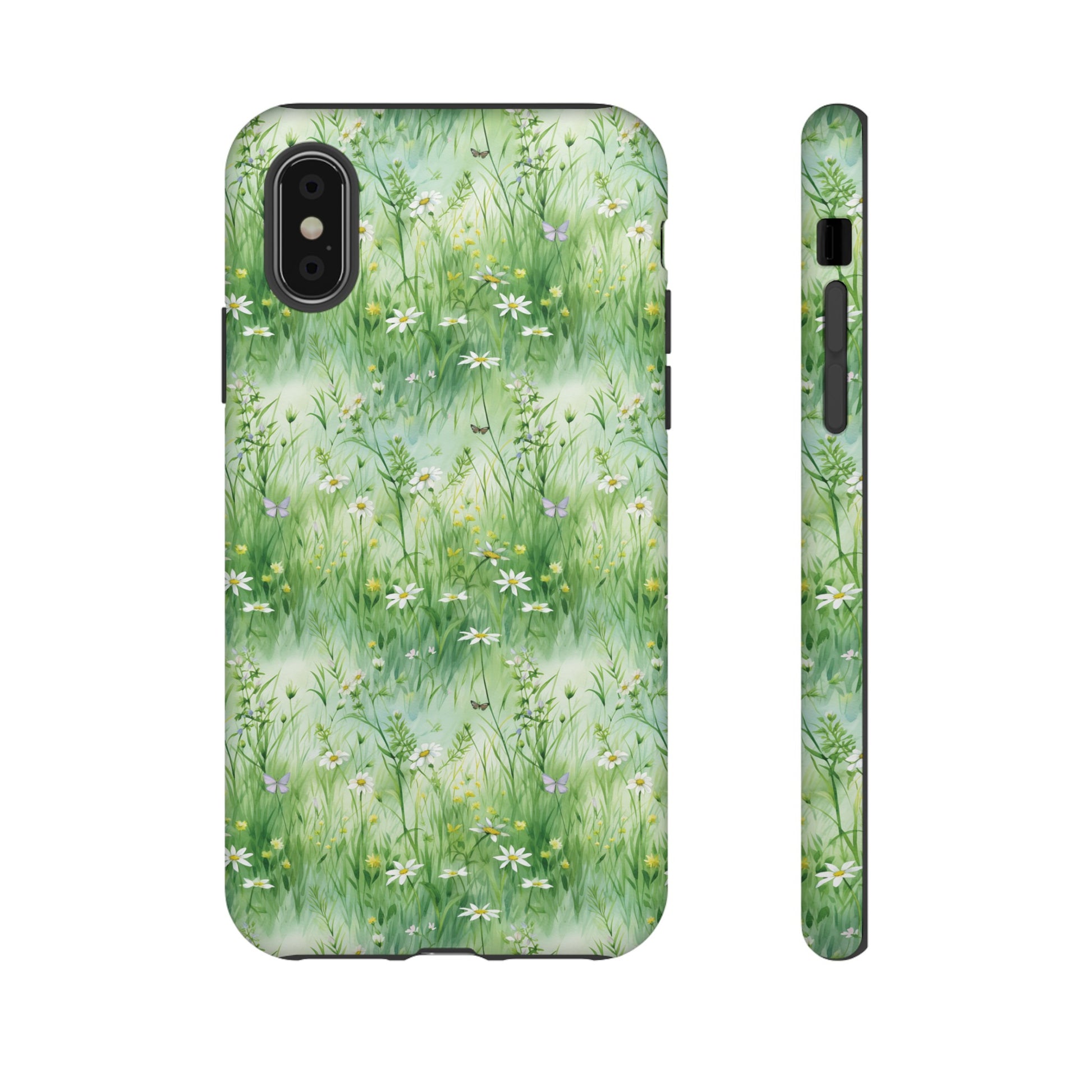 Beautiful Watercolor Grassing Daisy Boho Chic Design Phone Case Protective Cover for All Models Gift for Mom Accessory Gift for Her
