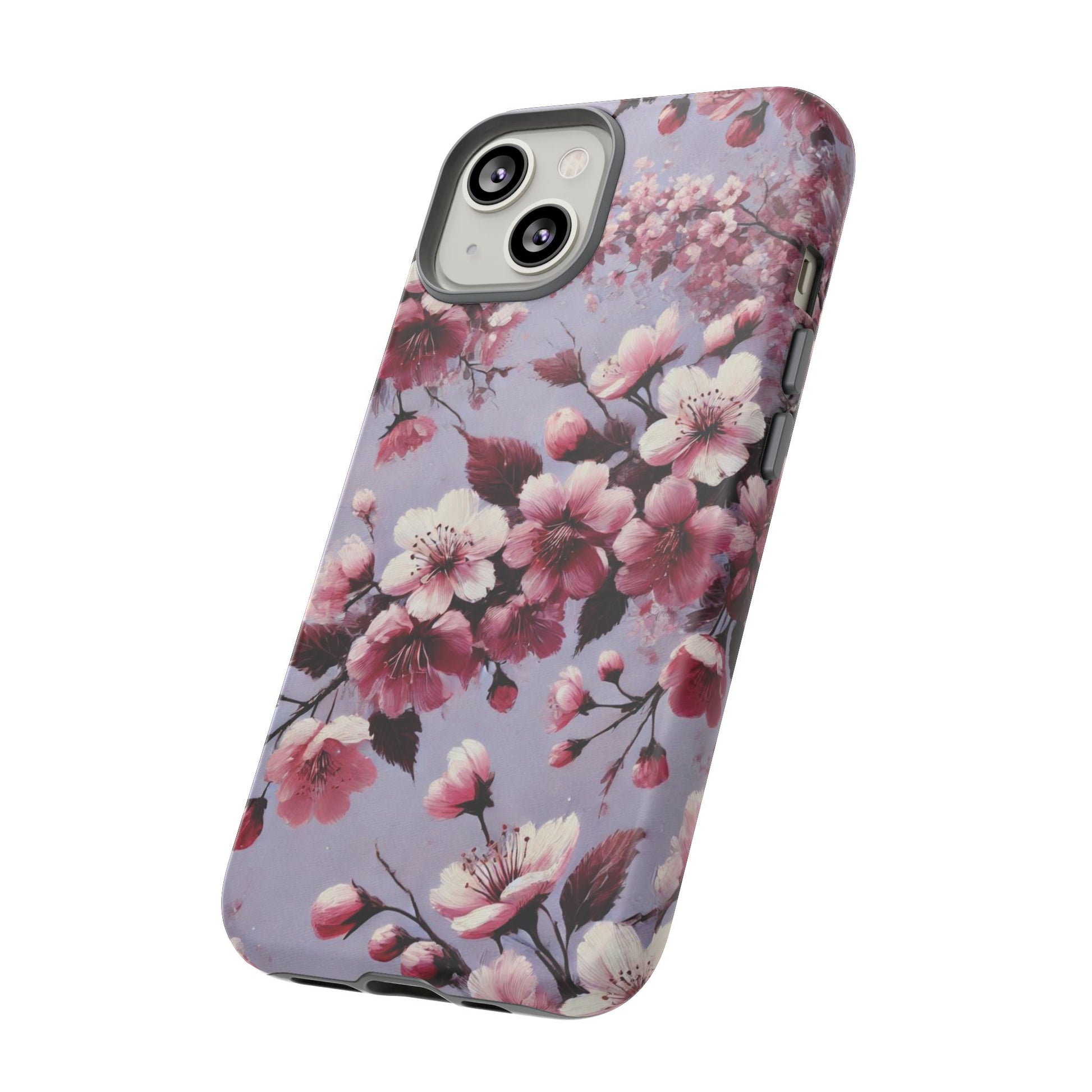 Lavender Floral Fall Phone Case for iPhone 16 pro15 14 13 12  21 23 Samsung, and Pixel | Stylish Protective Cover Gift for Her Perfect for Floral Lover
