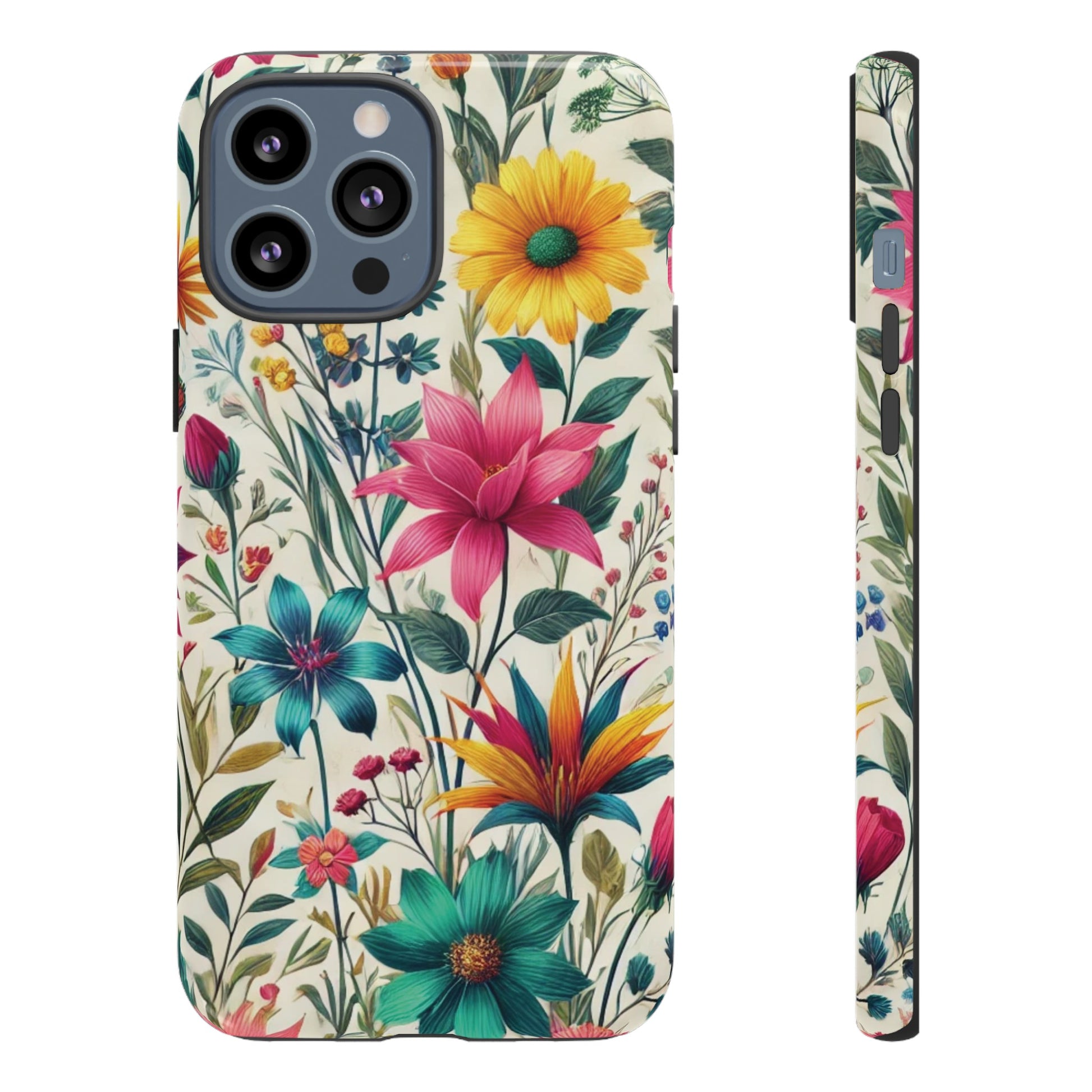 Wildflowers Boho Chic Design Phone Case - Stylish, Protective Cover for All Models Gift for Mom Accessory Gift for Her