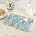 Pastel Floral Tempered Glass Cutting Board | Durable and Heat-Resistant | Non-Slip Feet for Stability | Scratch-Resistant Surface | Stylish Kitchen Decor & Gift