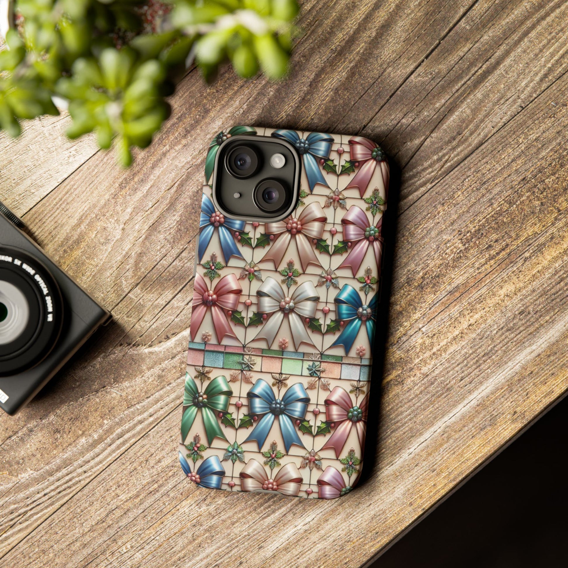 Coquette Bows Pastel Phone Case for iPhone 17 ,  15 14 13 12  21 23 Samsung, and Pixel | Stylish Protective Cover Gift for Her Perfect for Floral Lover