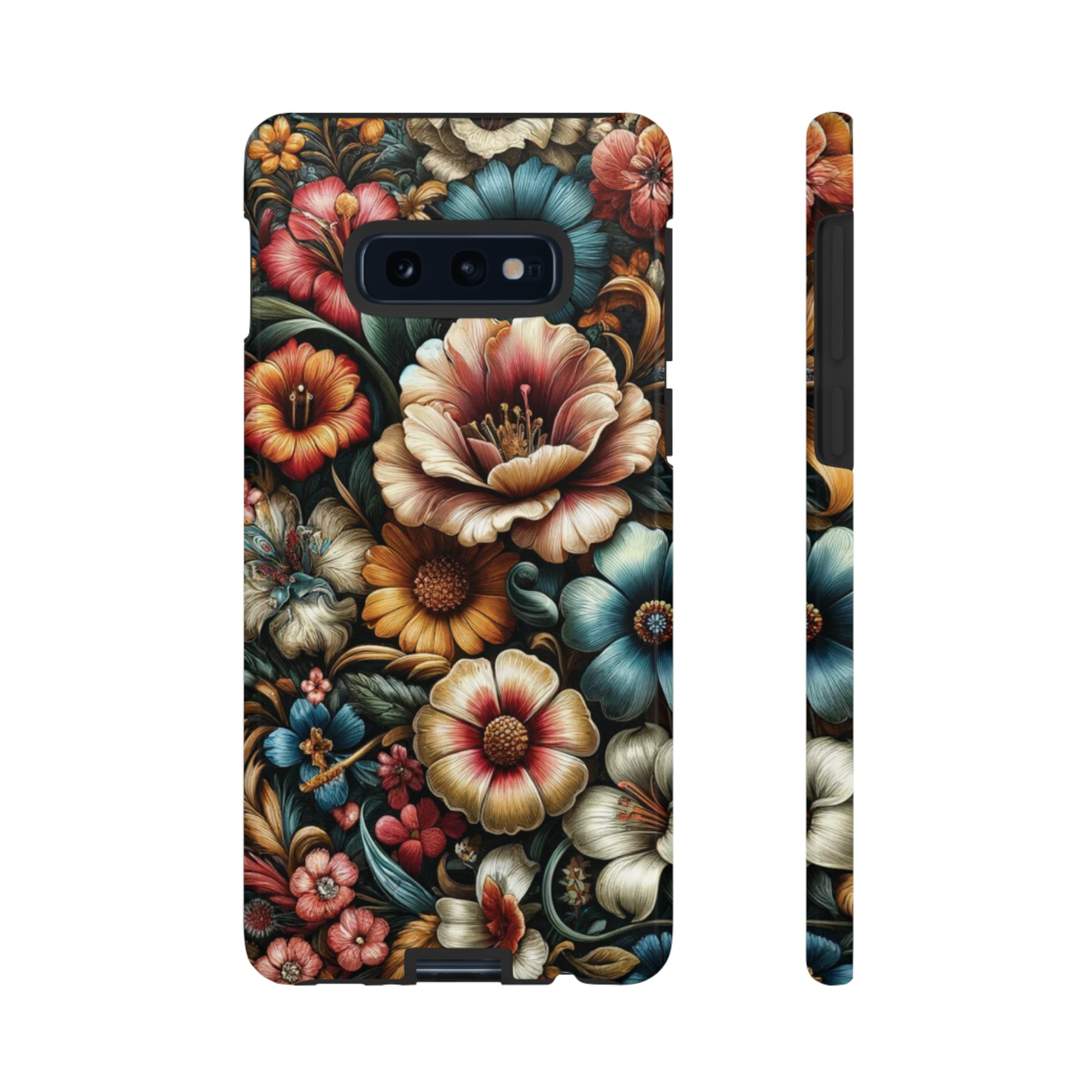 Pastel Floral Design Luxury Phone Tough Case Floral Elegant Durable Stylish for Modern Devices iPhone 15, Samsung iPhone Samsung Accessory Gift for Her.