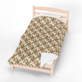 Couverture polaire rose vintage Franciscan - Plaid douillet
