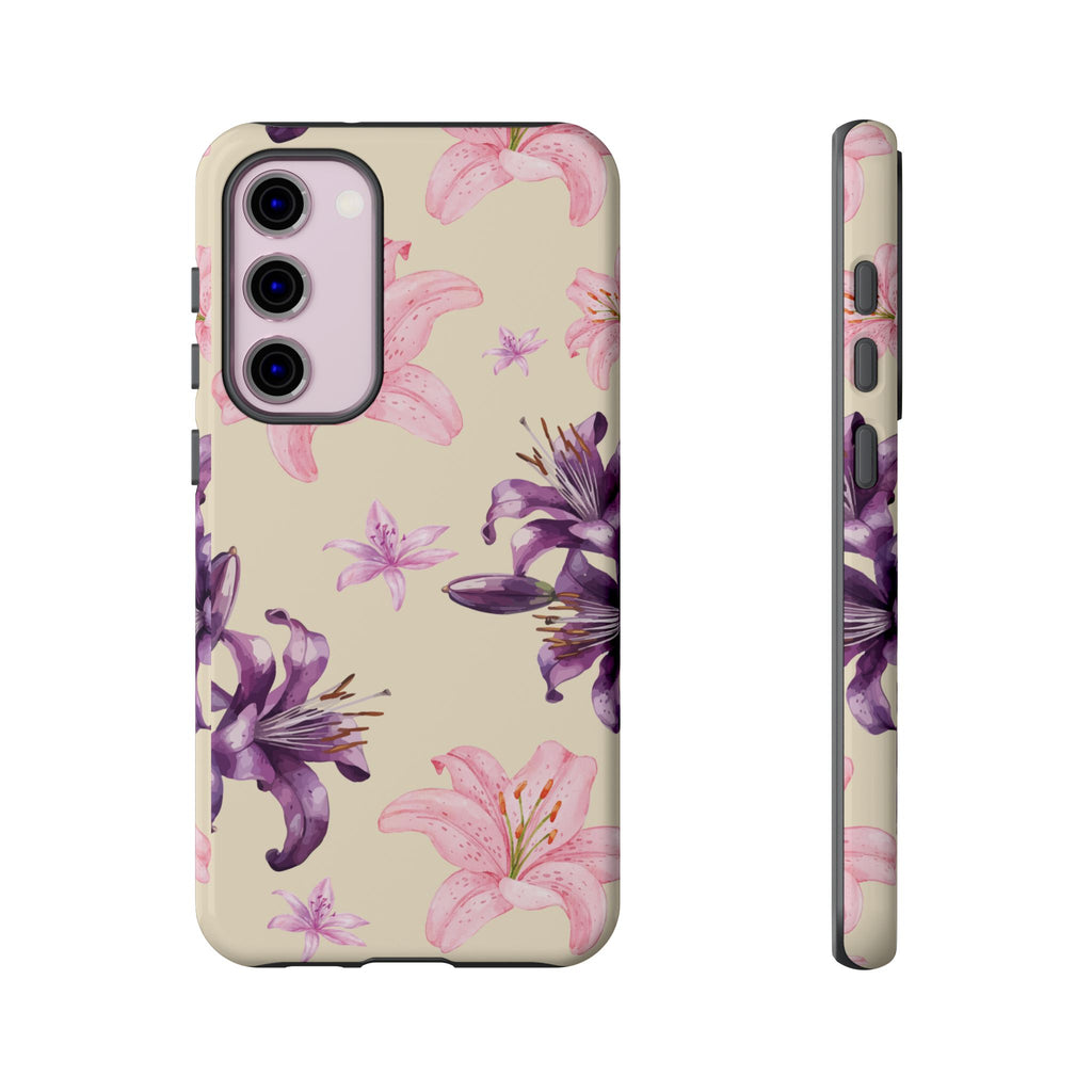 Blooming Tiger Lily Phone Case - Compatible with iPhone, Samsung, and Pixel | Stylish Protective Cover Gift for Her Perfect for Floral Lover