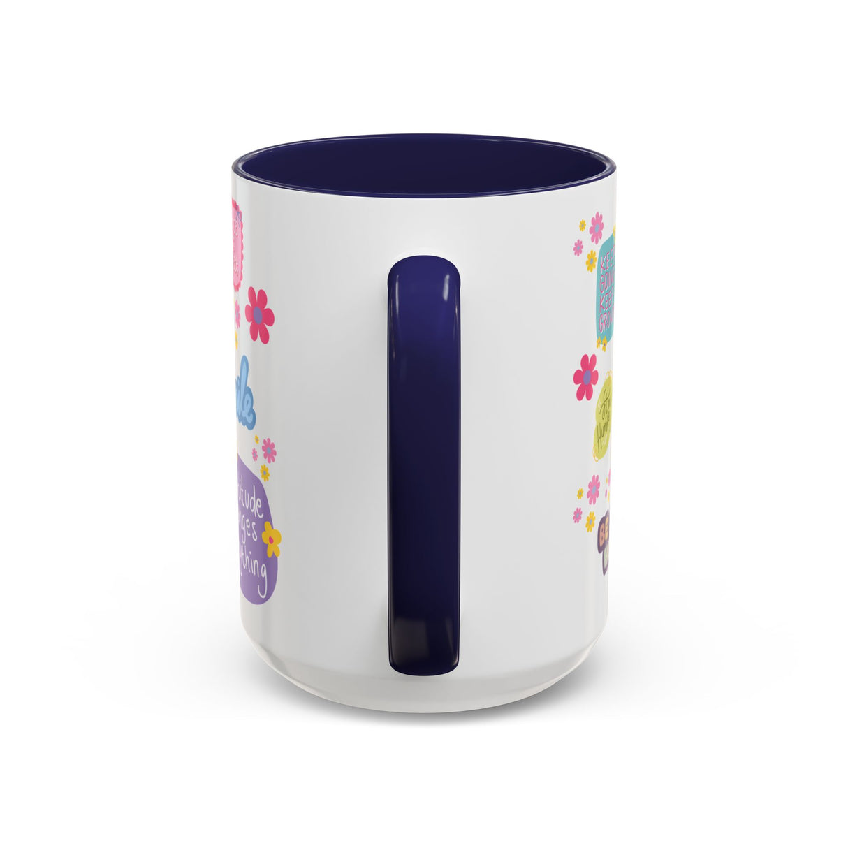 Good Vibes Only Coffee Mug 11 & 15 oz Ceramic Inspirational Cup, Positive Affirmation Gift for Mom, Teacher & Coworker | Morning Motivation Mother's Day, or Cozy Spring Mornings