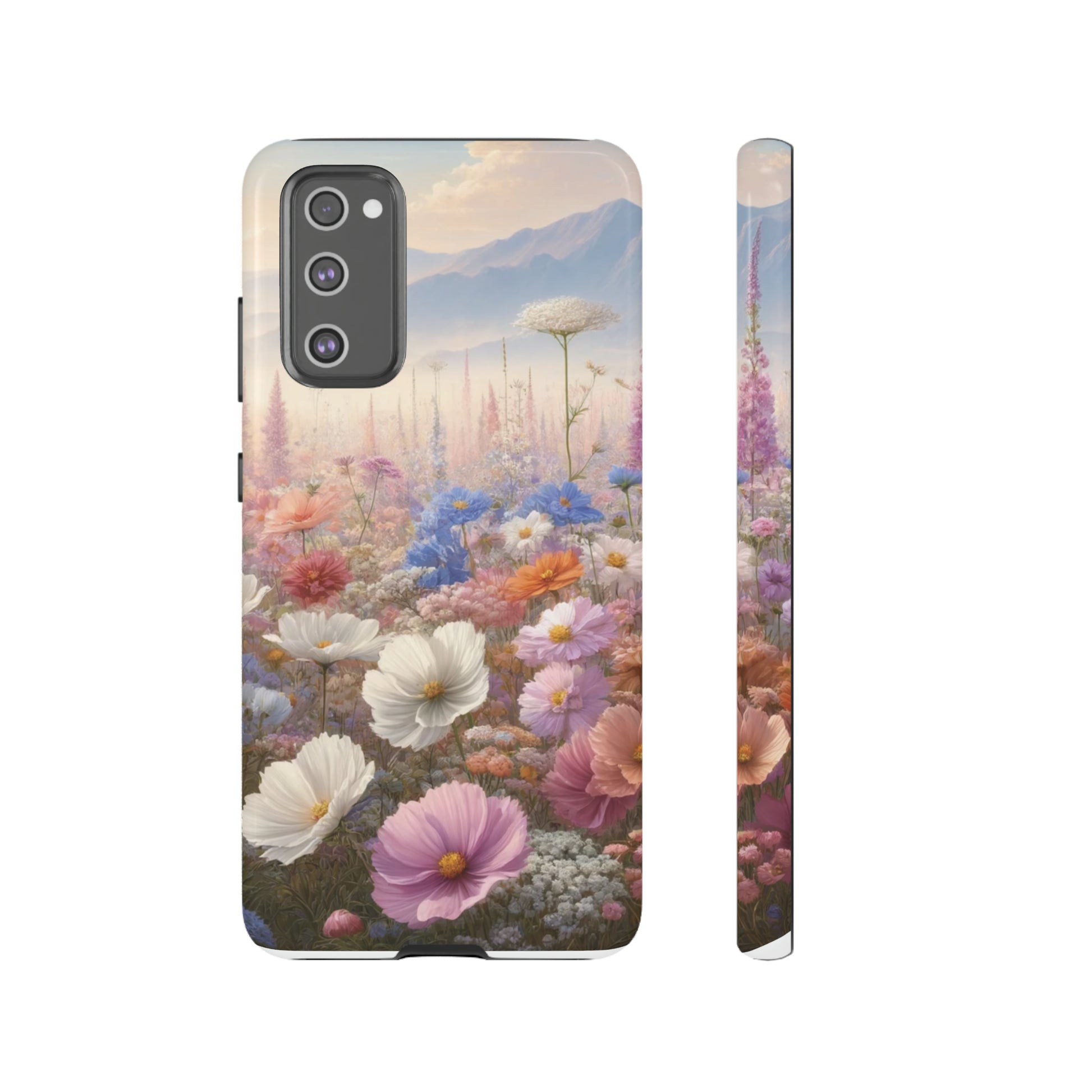 Phone Case Floral Boho Luxury Tough Case Floral Elegant Durable Stylish for Modern Devices iPhone 15, Samsung iPhone Samsung Accessory Gift for Her.