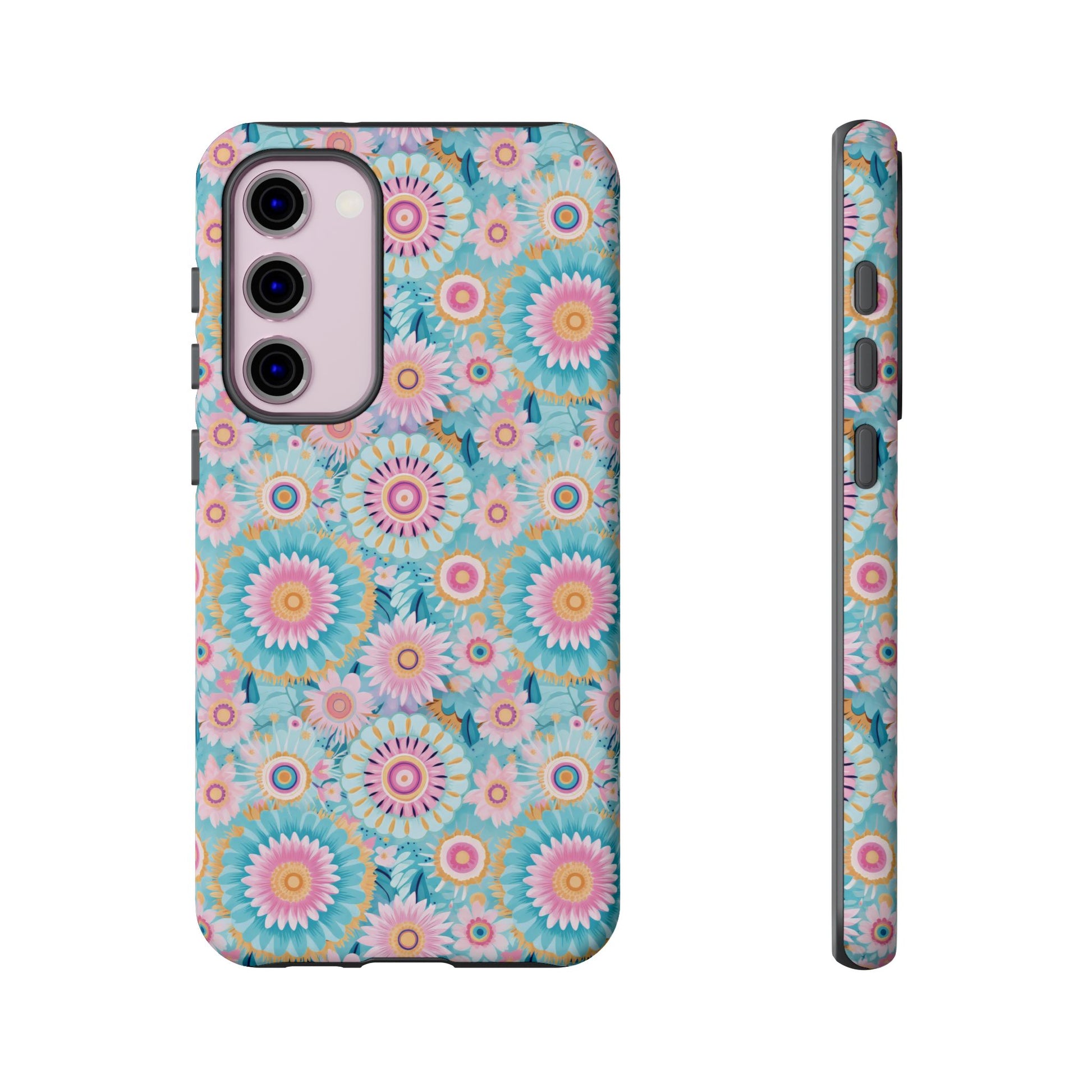 Boho Modern Watercolor Abstract Phone Case Compatible with iPhone, Samsung & More - Stylish, Durable Protection with Vibrant Artistic Design Perfect Gift for Her