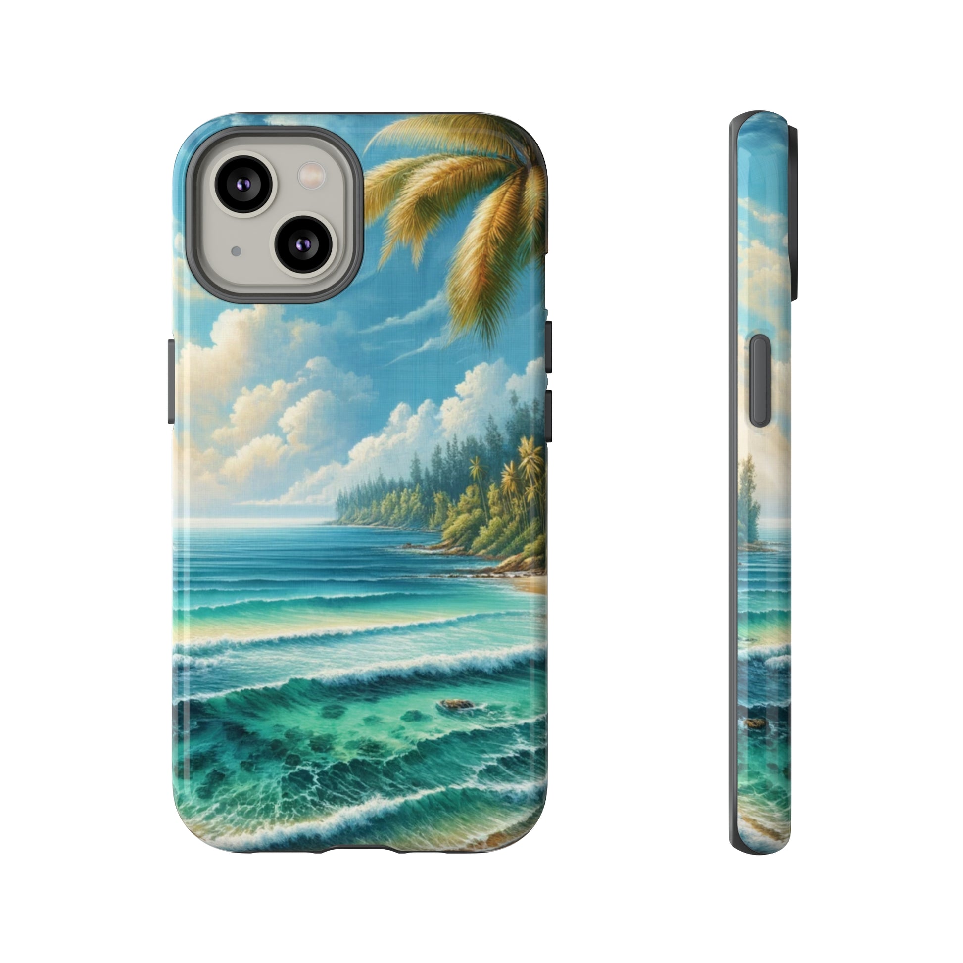 Coastal Serenity Ocean Beach View Protective Phone Case Gift for Her Phone 15, Samsung iPhone Samsung Gift for Her Case iPhone 15, Samsung iPhone Samsung Accessory Gift for Her.